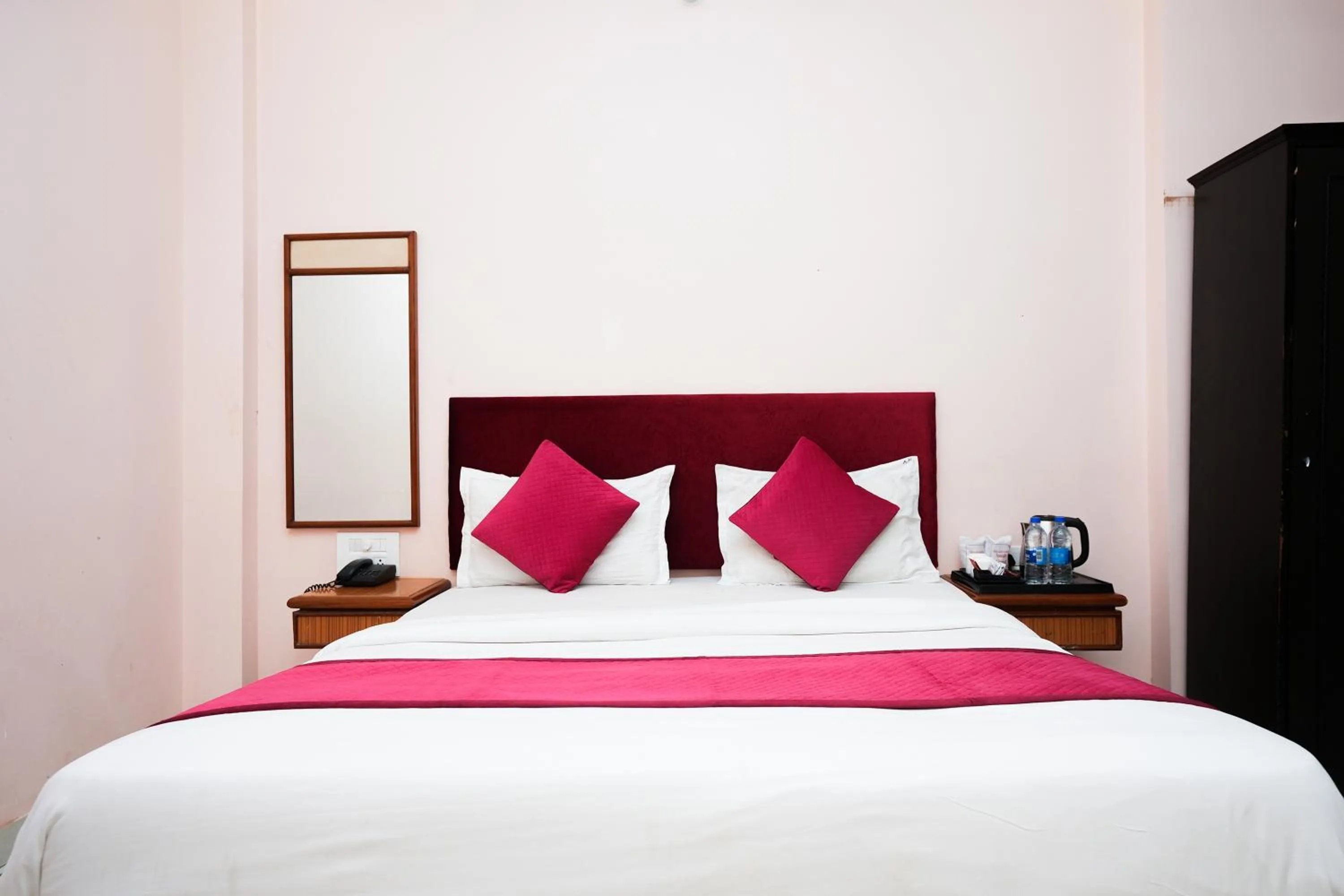 Bed in Agariya Haveli near Pichola Lake, Udaipur