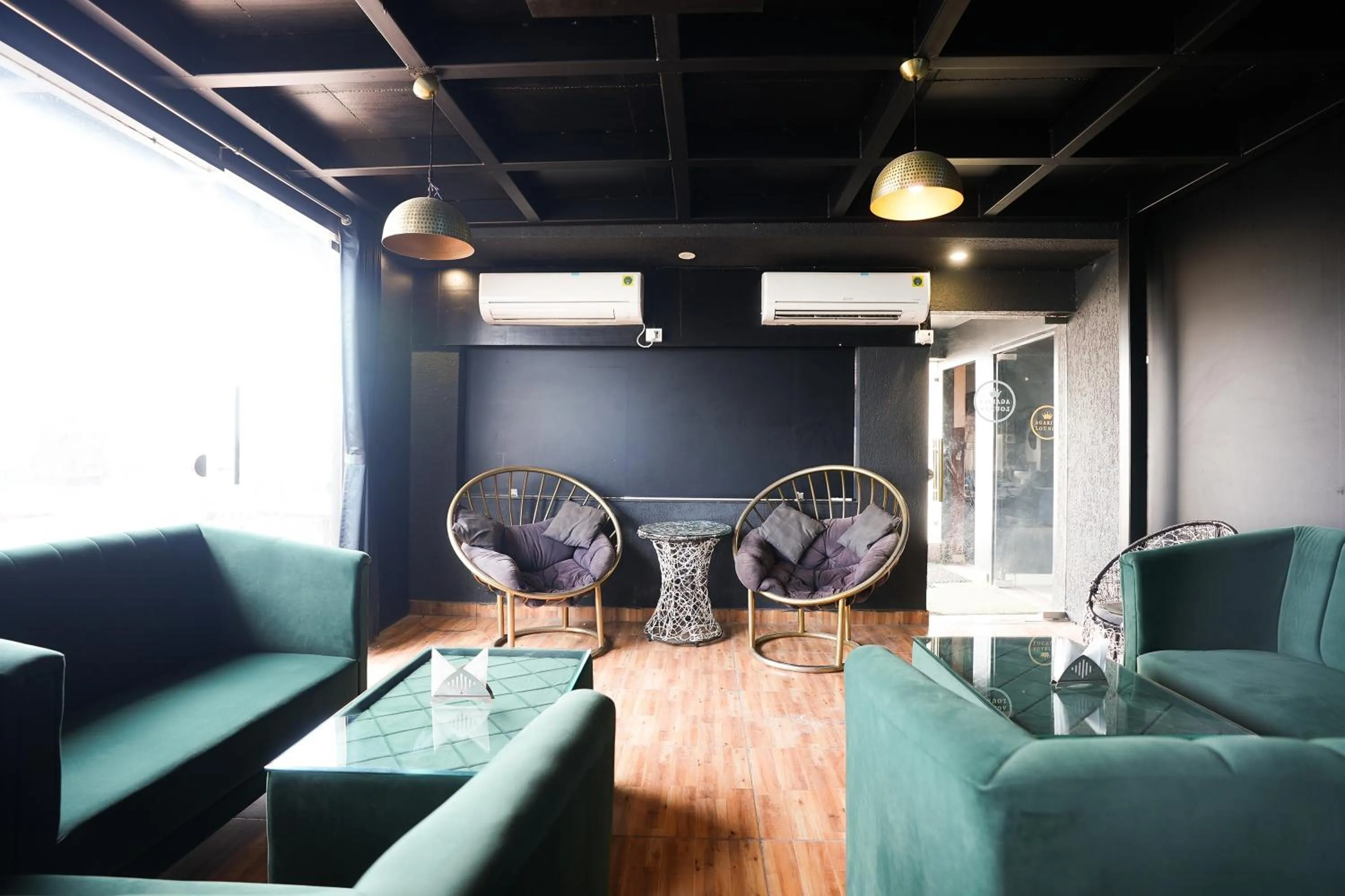 Lobby or reception in Agariya Haveli near Pichola Lake, Udaipur