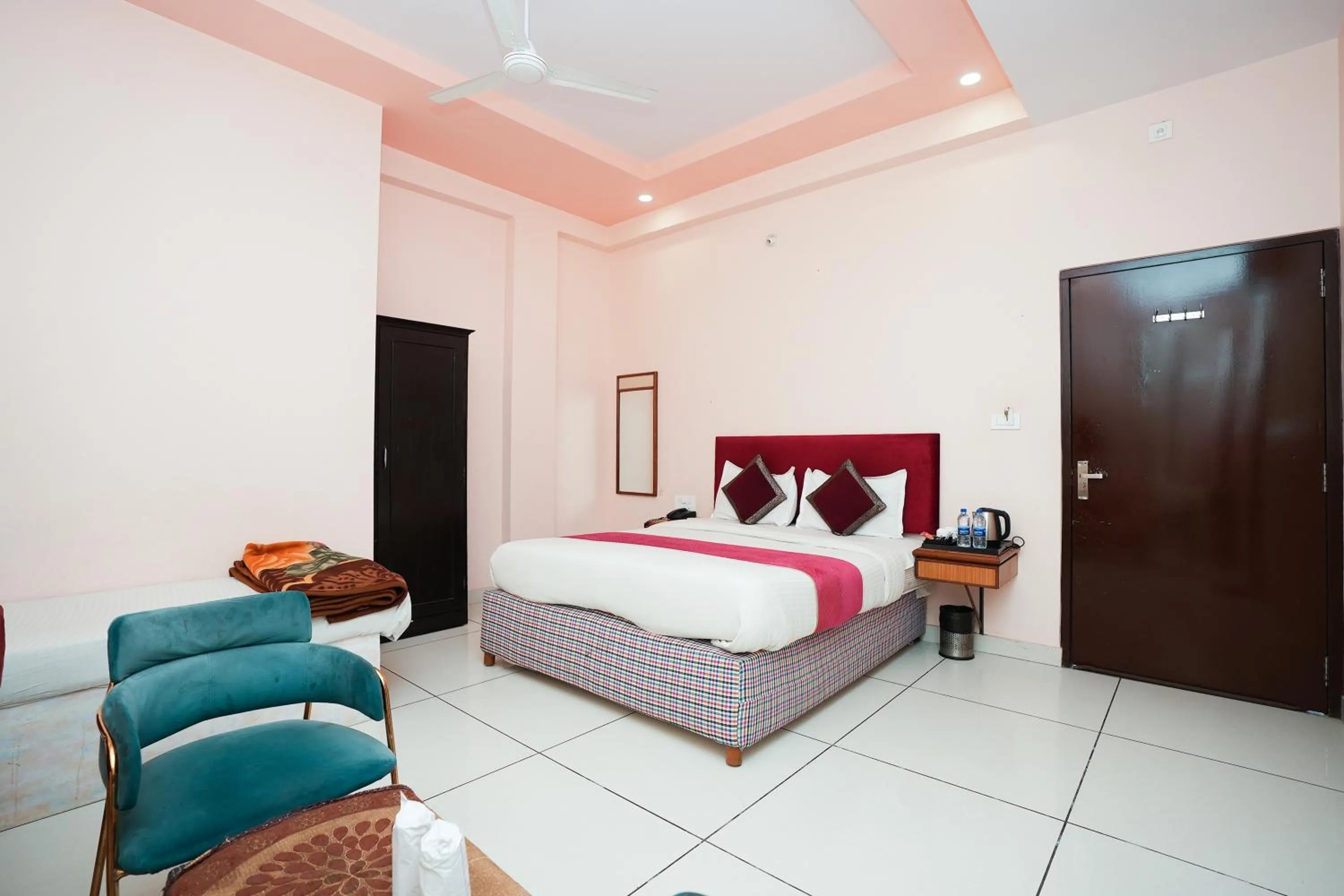 Bed in Agariya Haveli near Pichola Lake, Udaipur