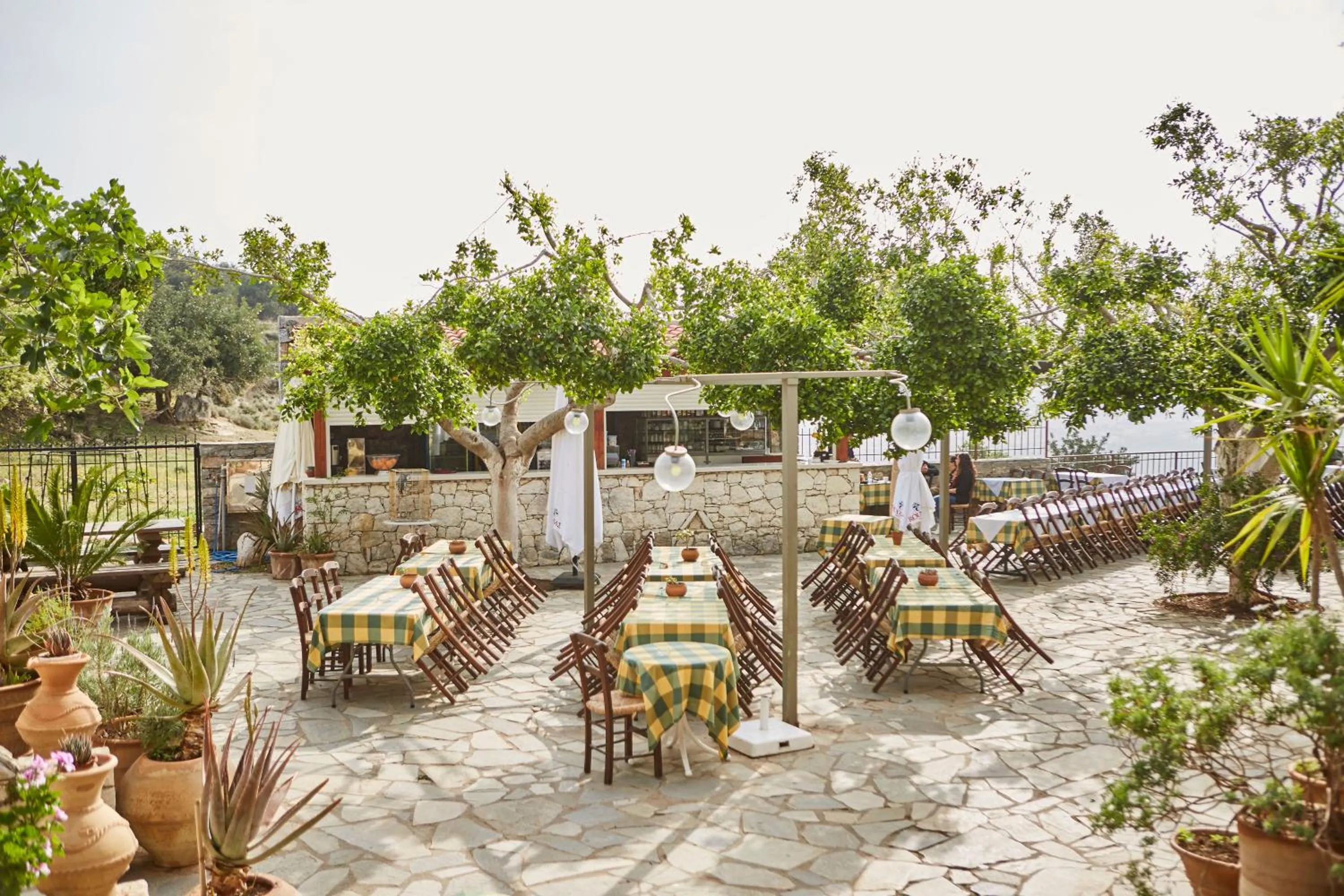 Property building in Arolithos Traditional Village Hotel