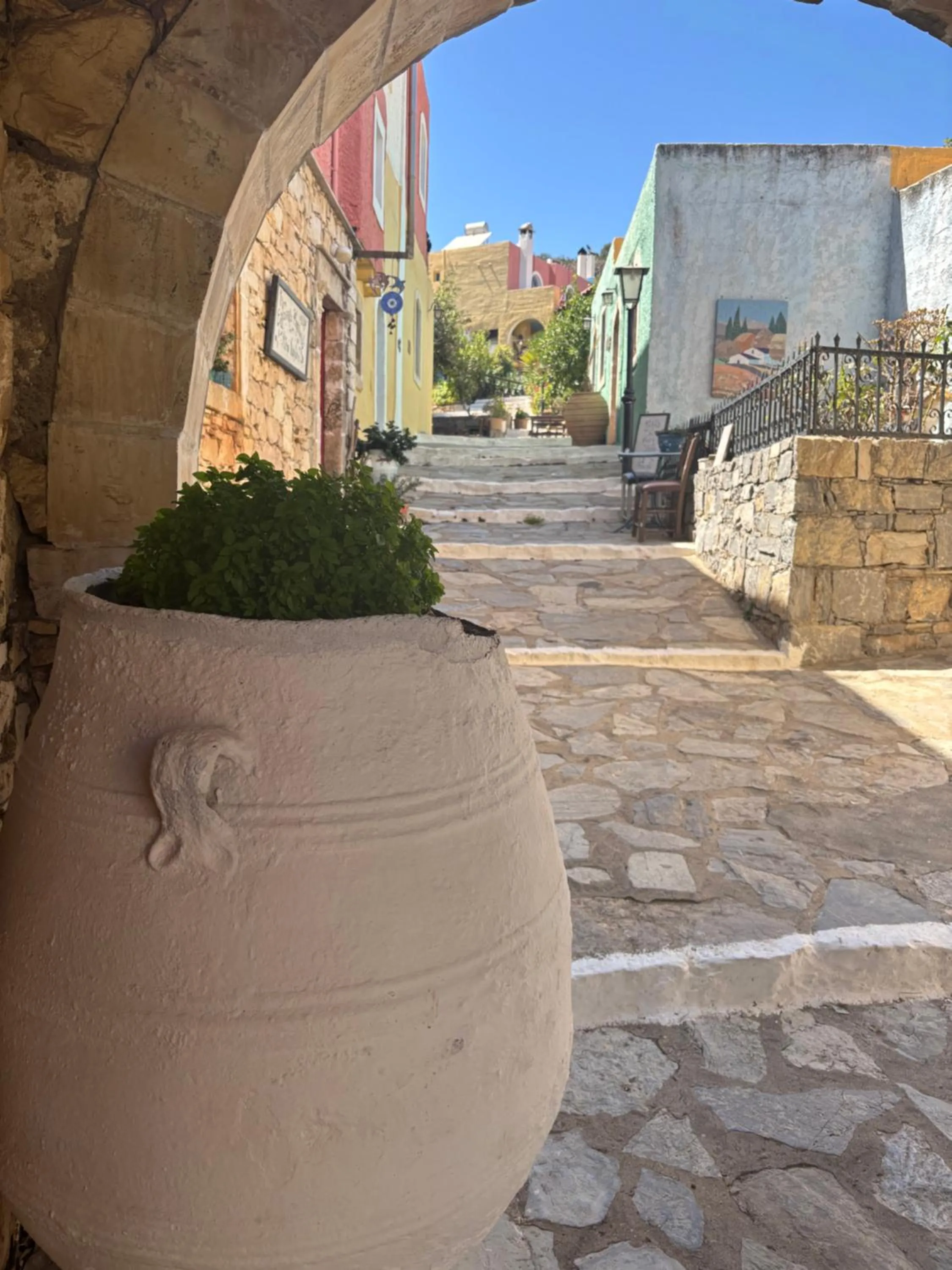 Property building in Arolithos Traditional Village Hotel