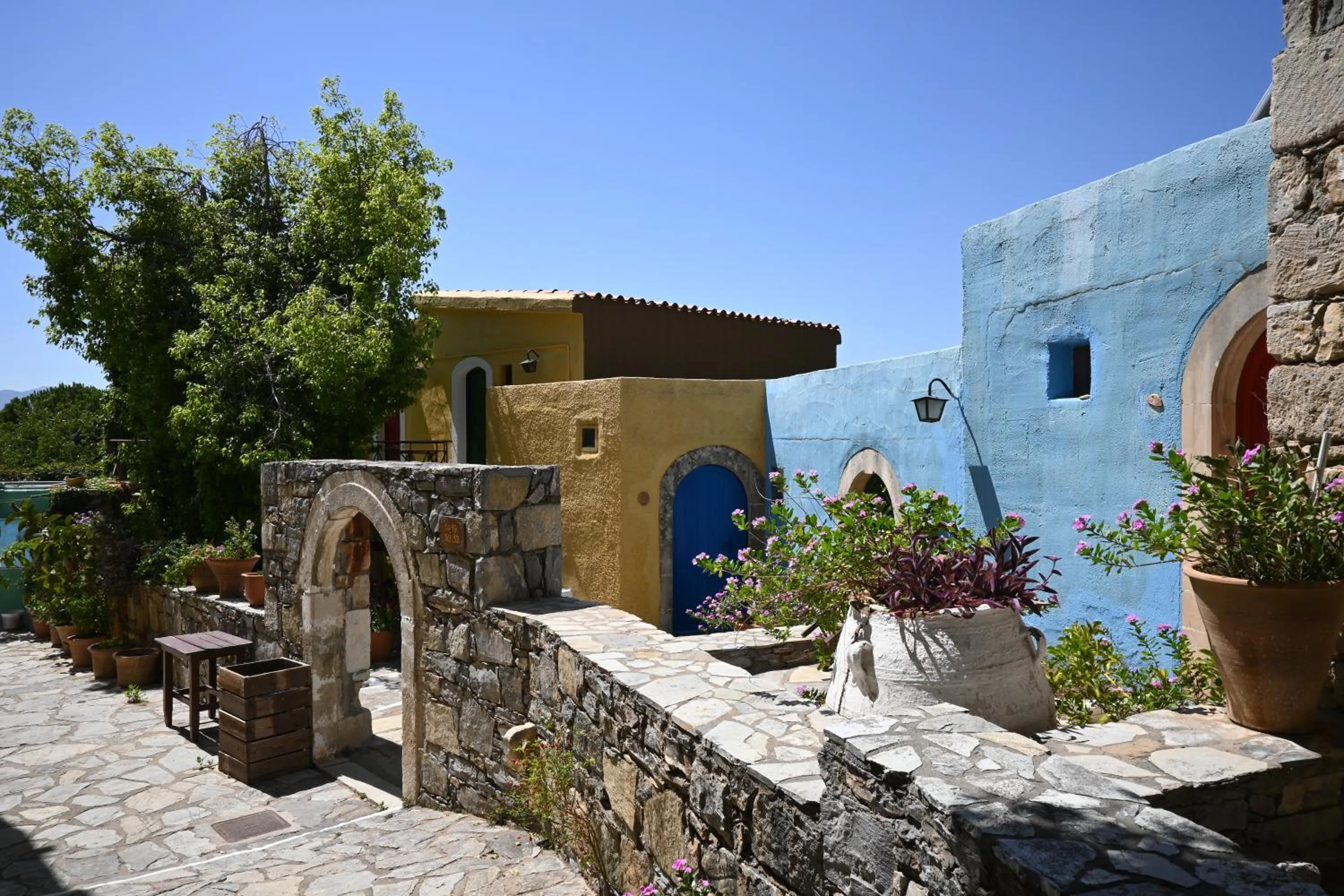 Property building in Arolithos Traditional Village Hotel