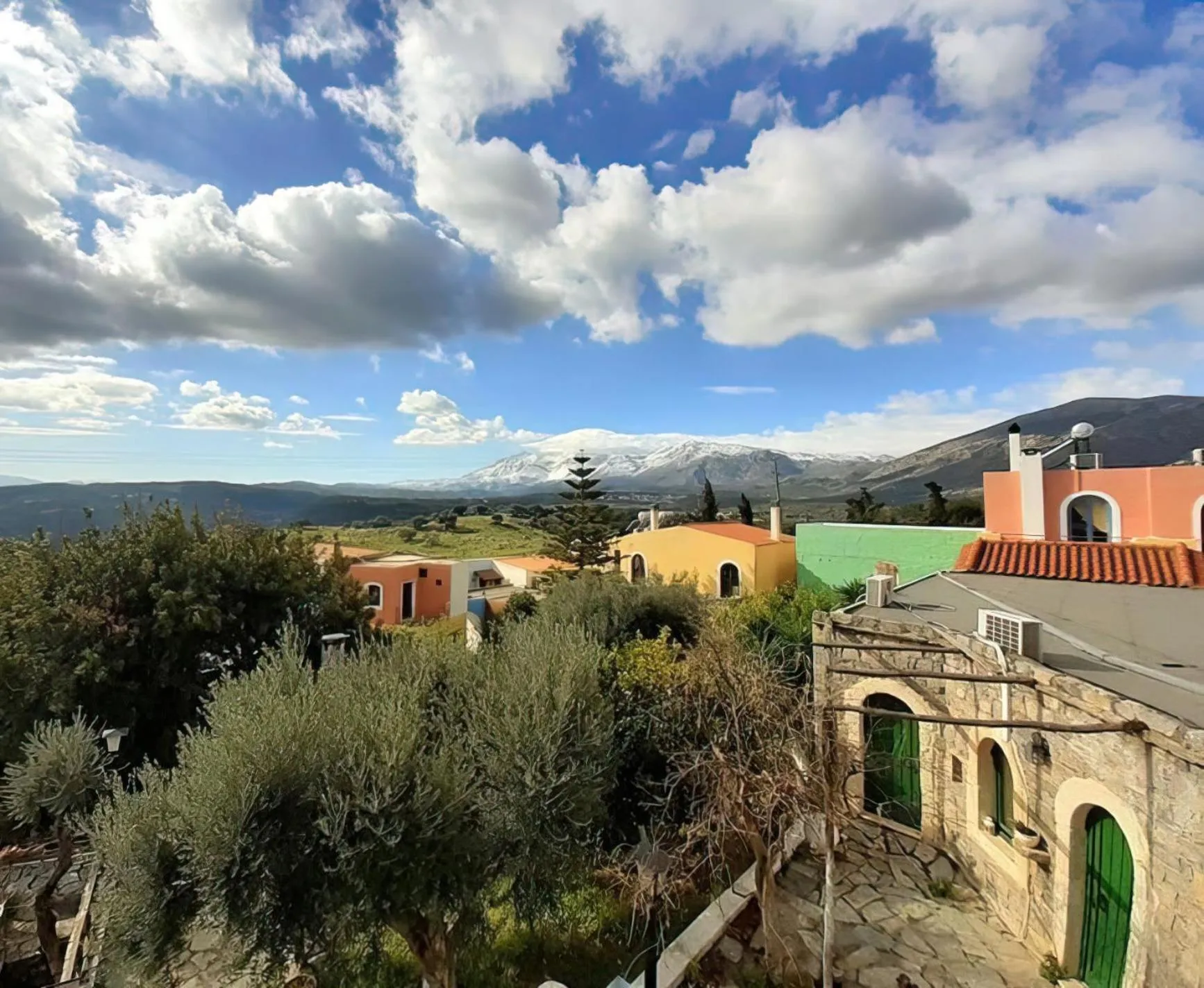 Property building in Arolithos Traditional Village Hotel