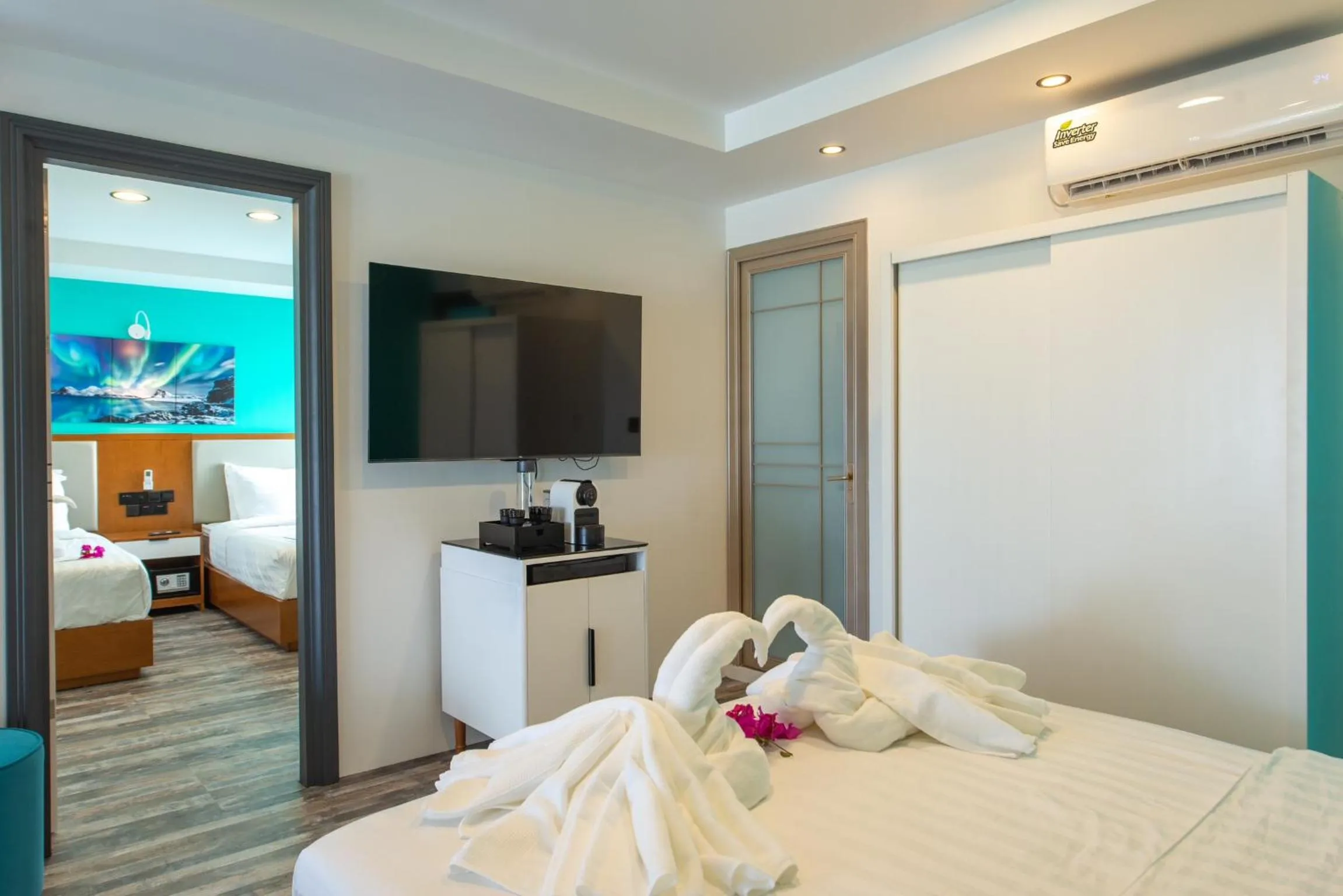 TV and multimedia, Bed in FUNPLACE BEACH