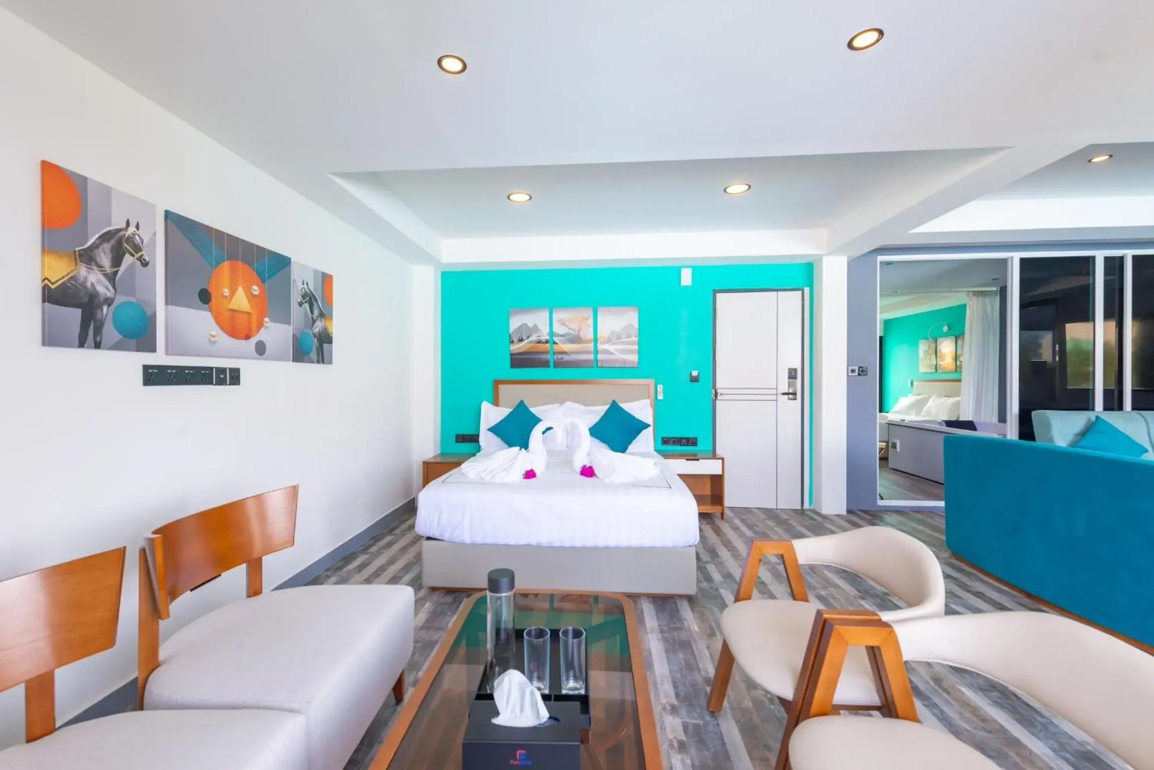 Bedroom, Bed in FUNPLACE BEACH Bedroom, Bed in FUNPLACE BEACH