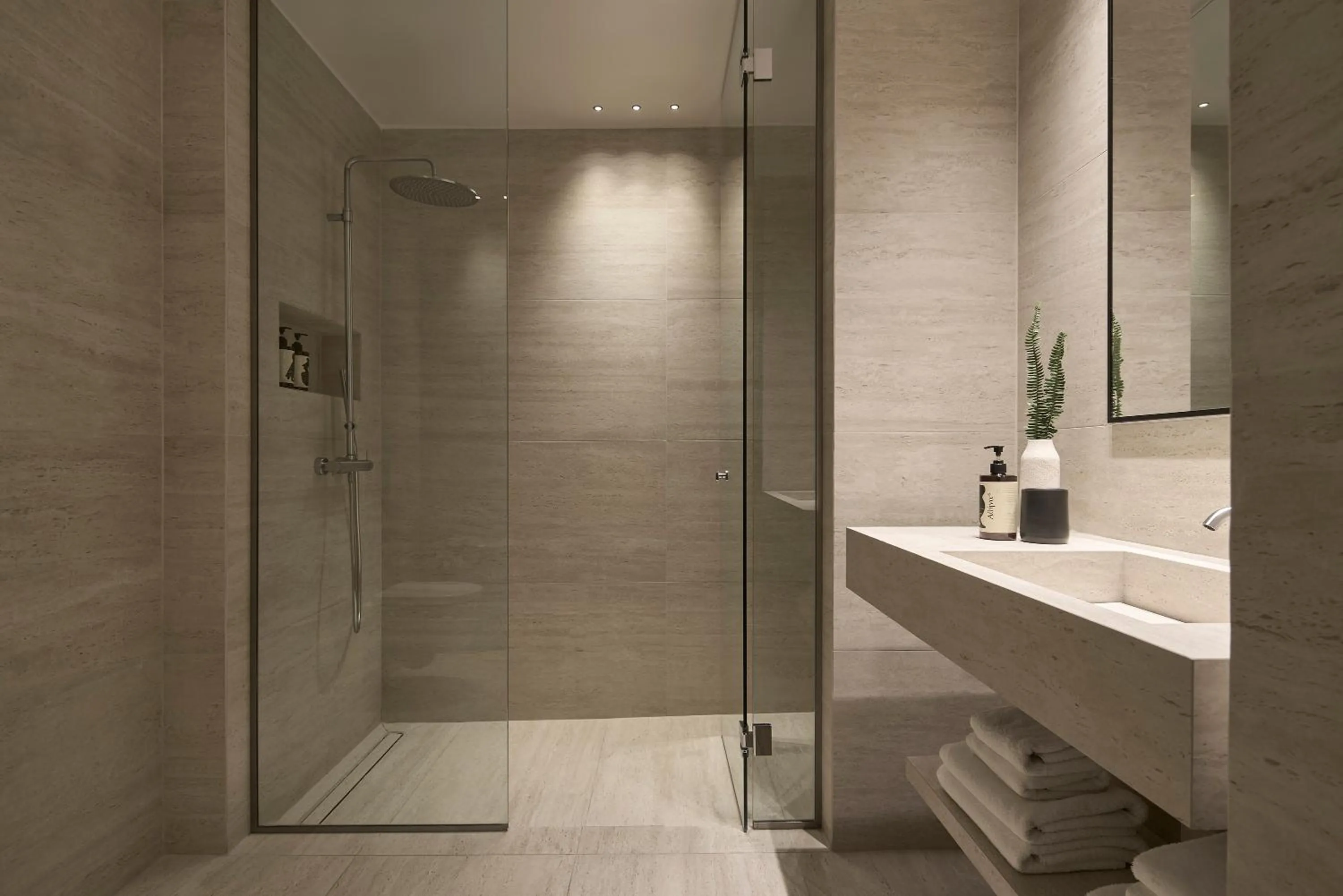 Bathroom in Doryssa Theorem Hotel