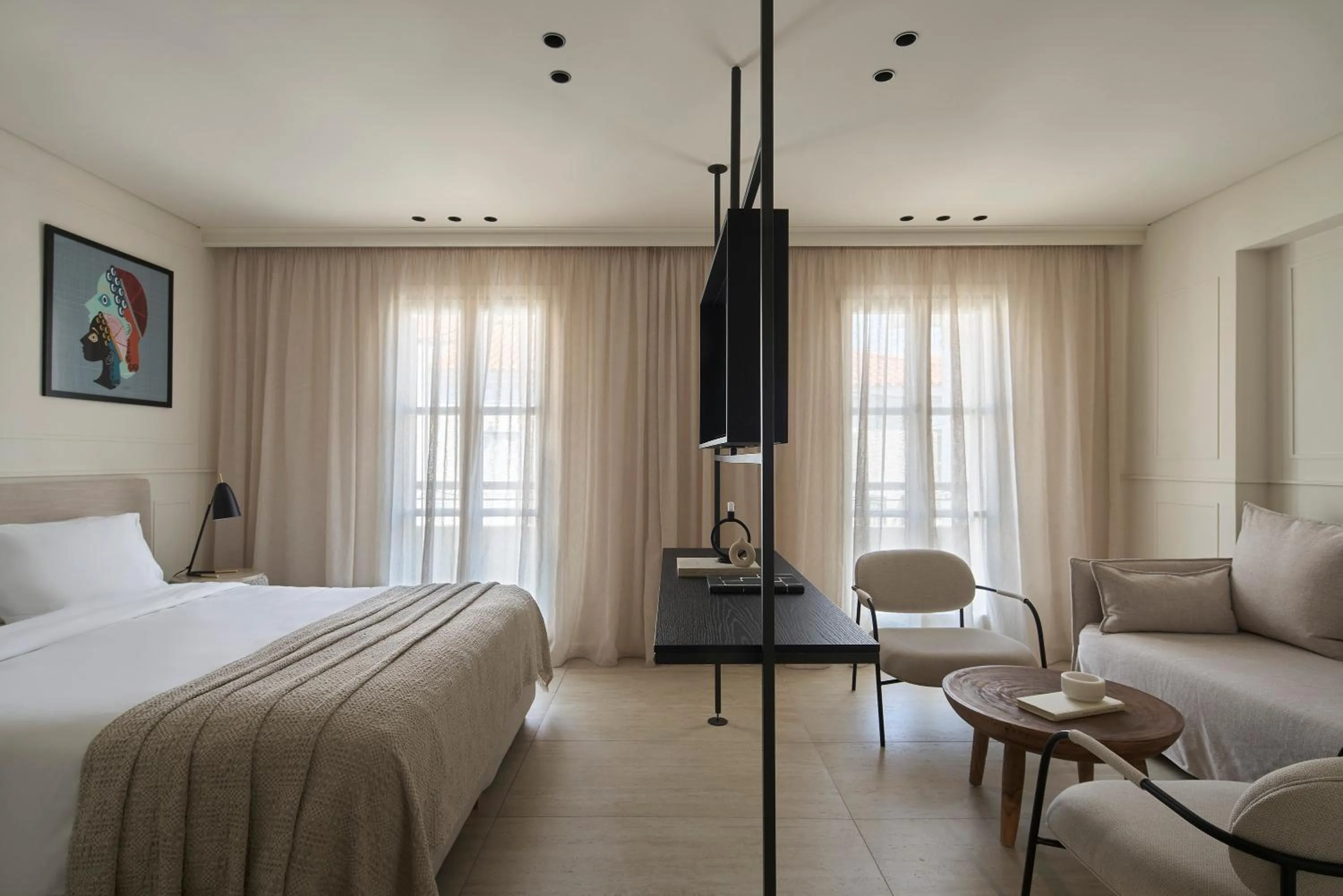 Bedroom, Bed in Doryssa Theorem Hotel