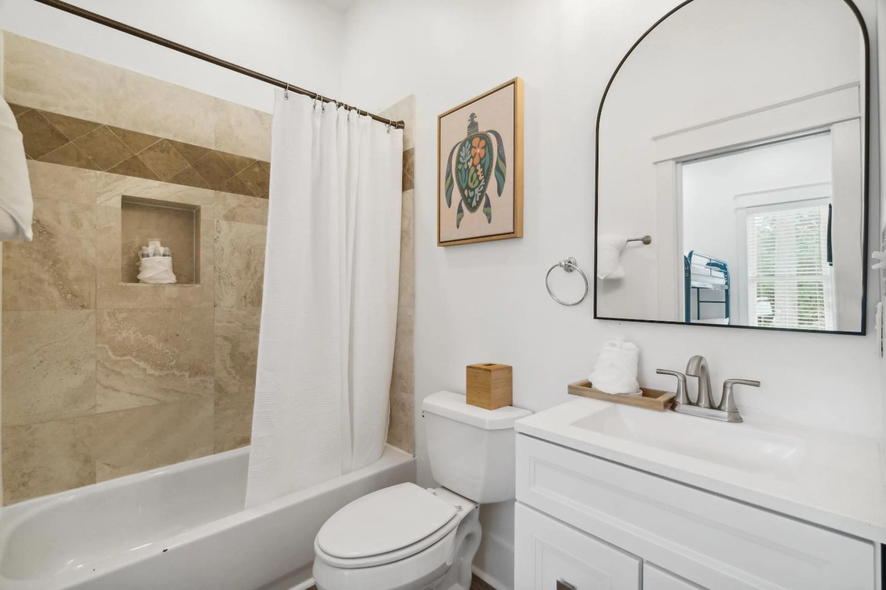 Shower in Destin Beach House - Gulf Star by Panhandle Getaways