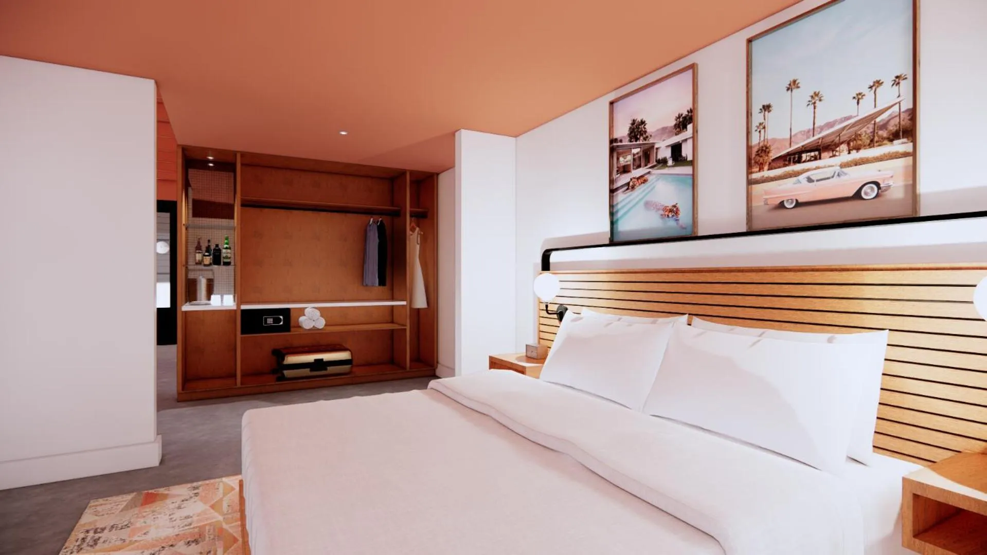 Bed in The Myriad Hotel Louisville, Tapestry Collection by Hilton