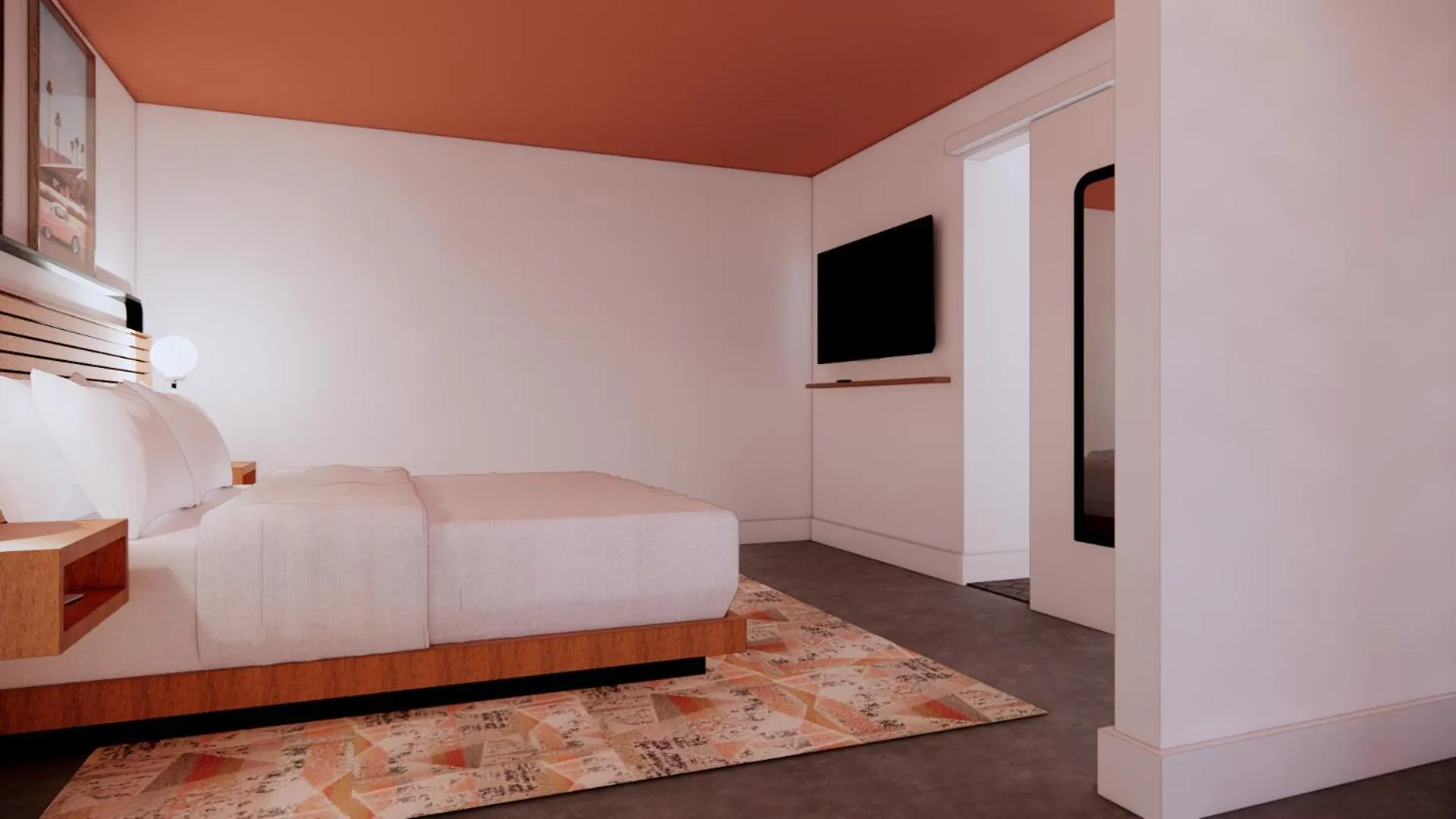 Bed in The Myriad Hotel Louisville, Tapestry Collection by Hilton