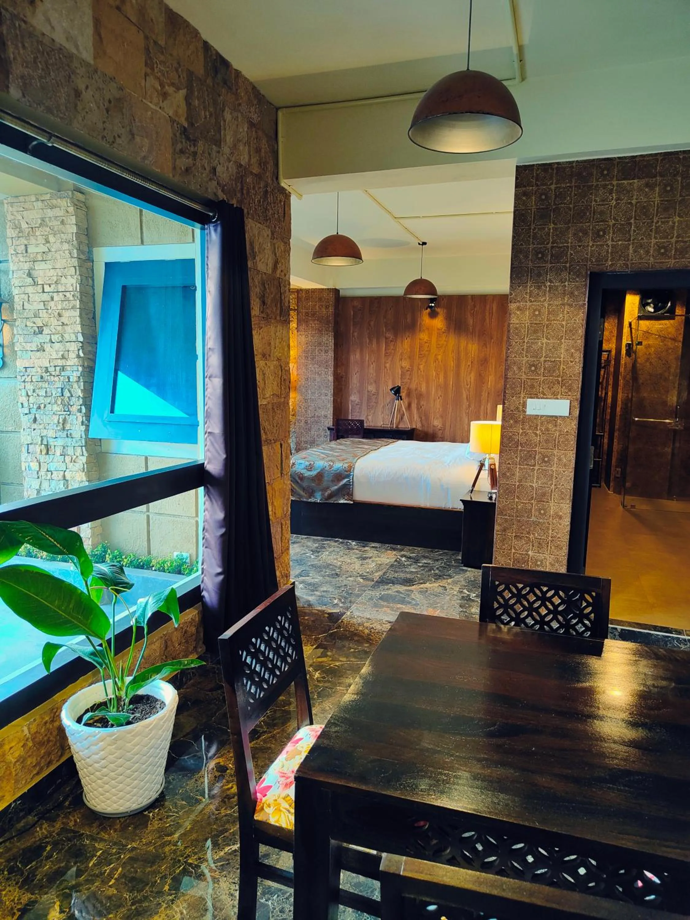 Bed in Hotel Acropolis