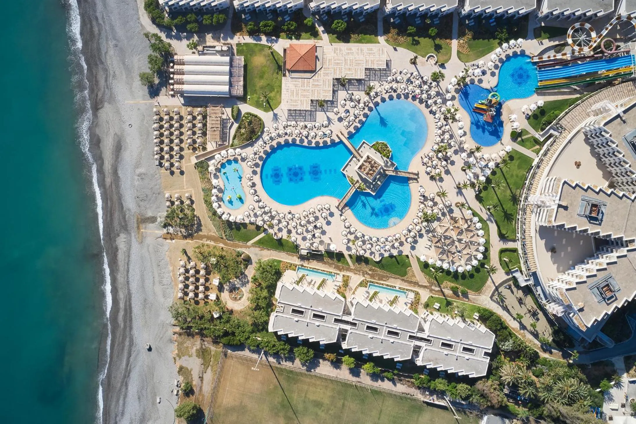 Bird's eye view in Atlantica Ocean Beach Resort