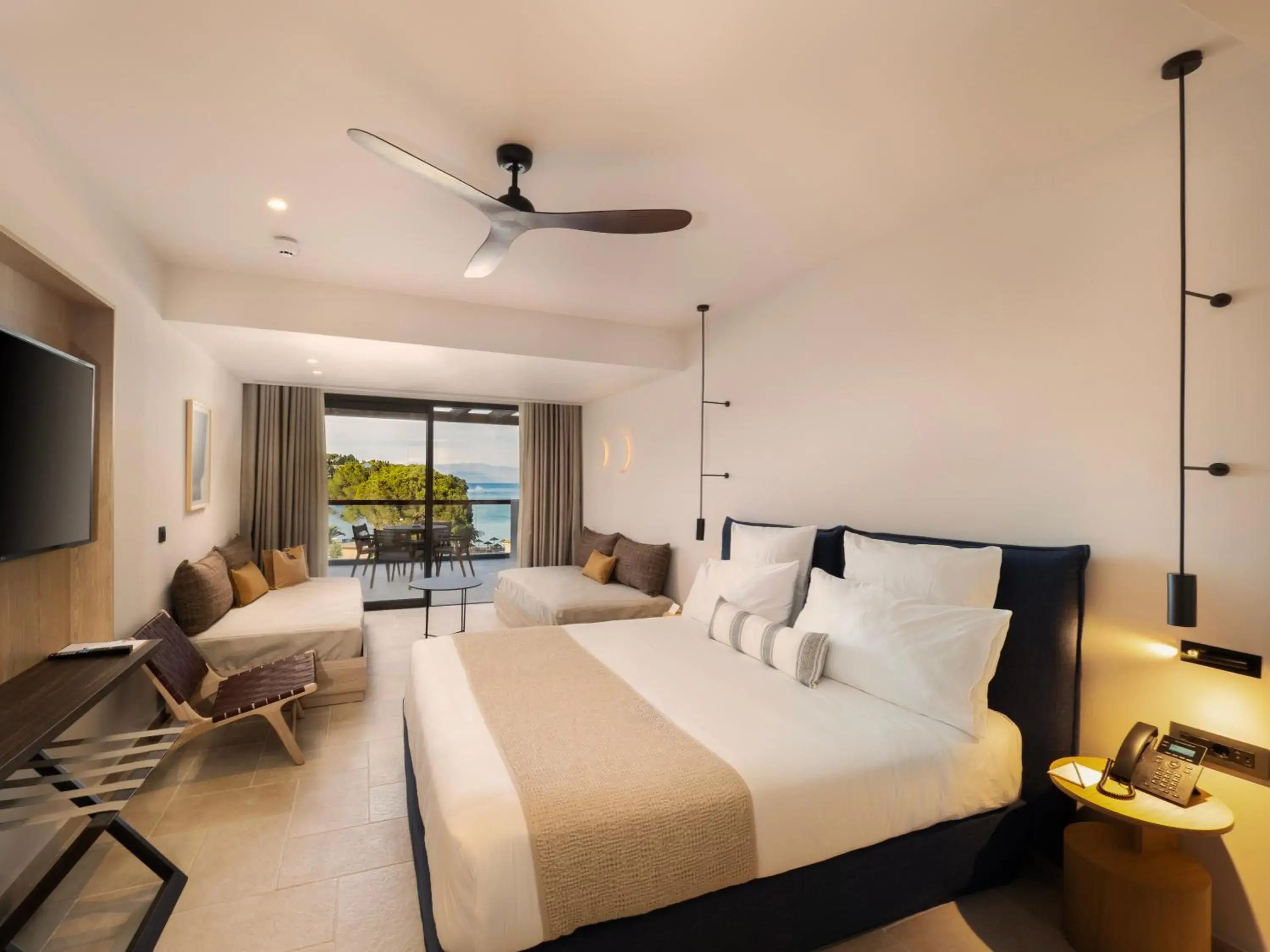 Bedroom, Bed in Dreams Corfu Resort & Spa - All Inclusive Bedroom, Bed in Dreams Corfu Resort & Spa - All Inclusive