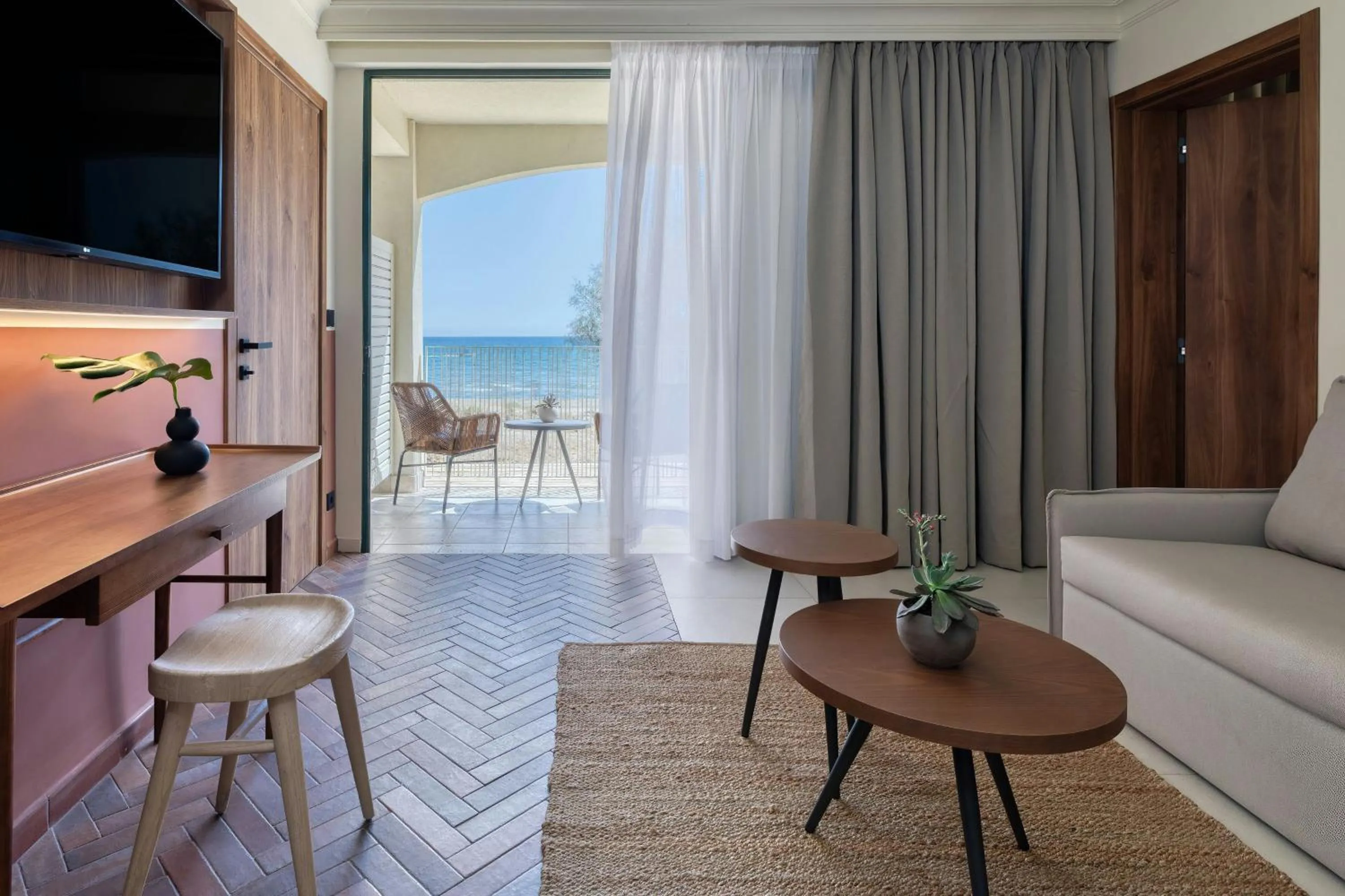 Living room in Domes Aulūs Zante, All Inclusive, Autograph Collection