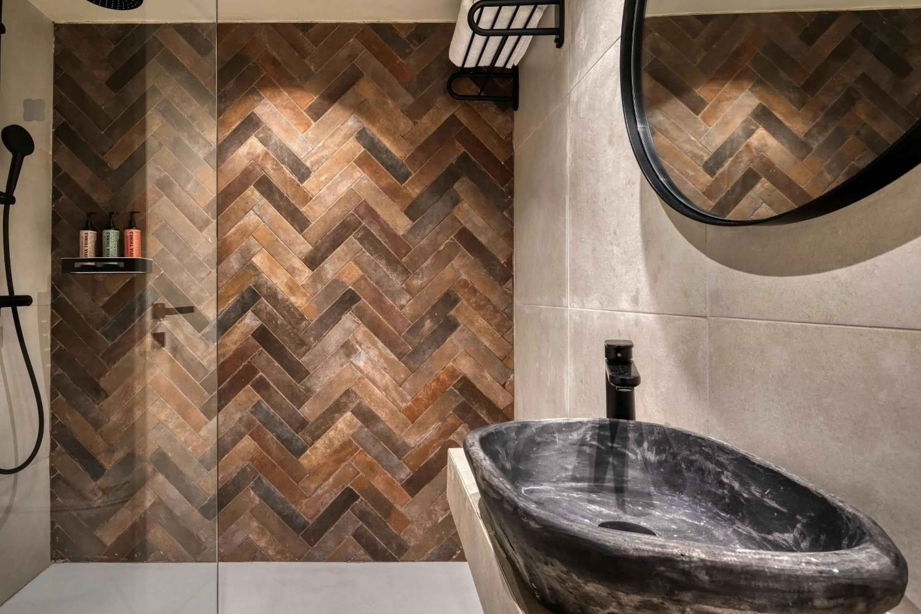 Bathroom in Domes Aulūs Zante, All Inclusive, Autograph Collection