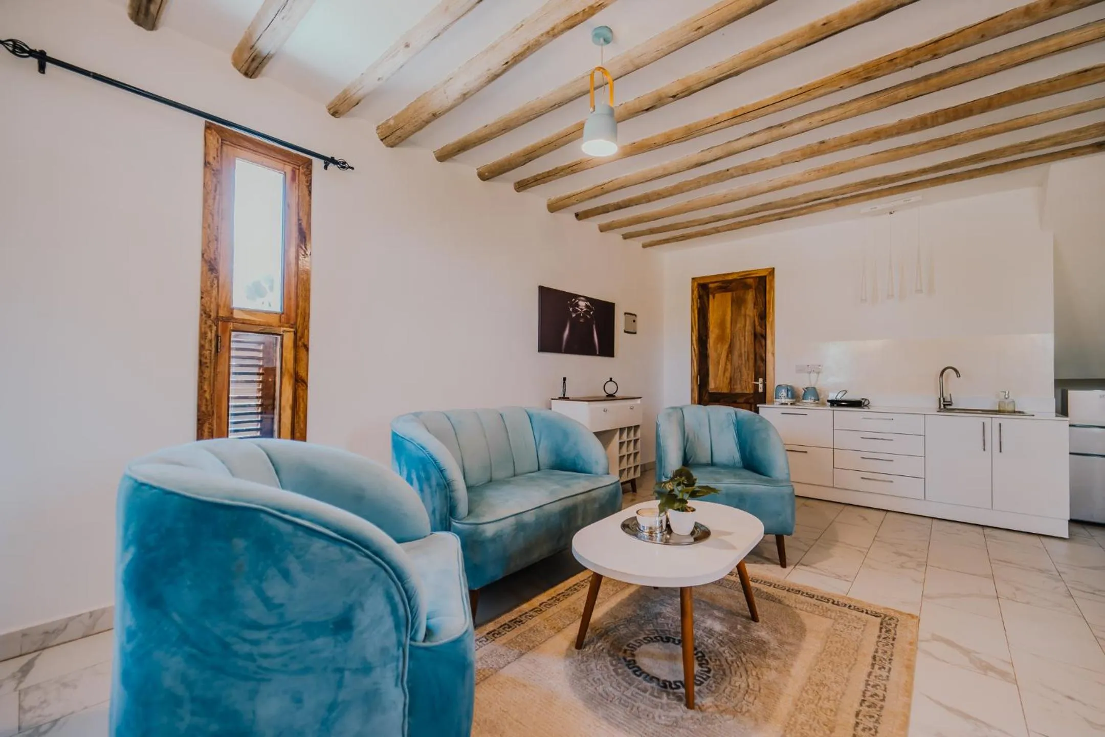 Kitchen or kitchenette in Zaria Garden Bungalows