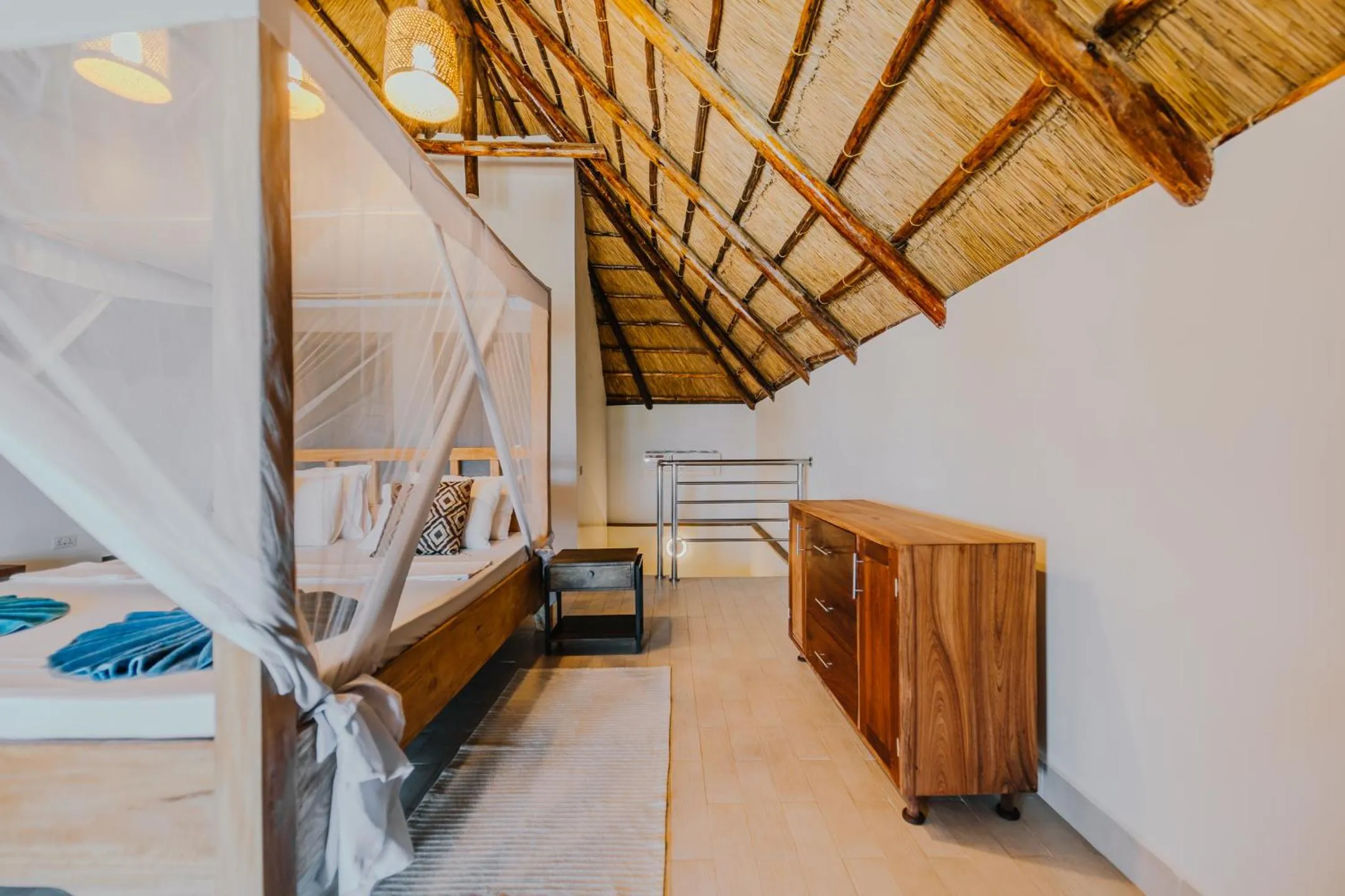 Bed in Zaria Garden Bungalows