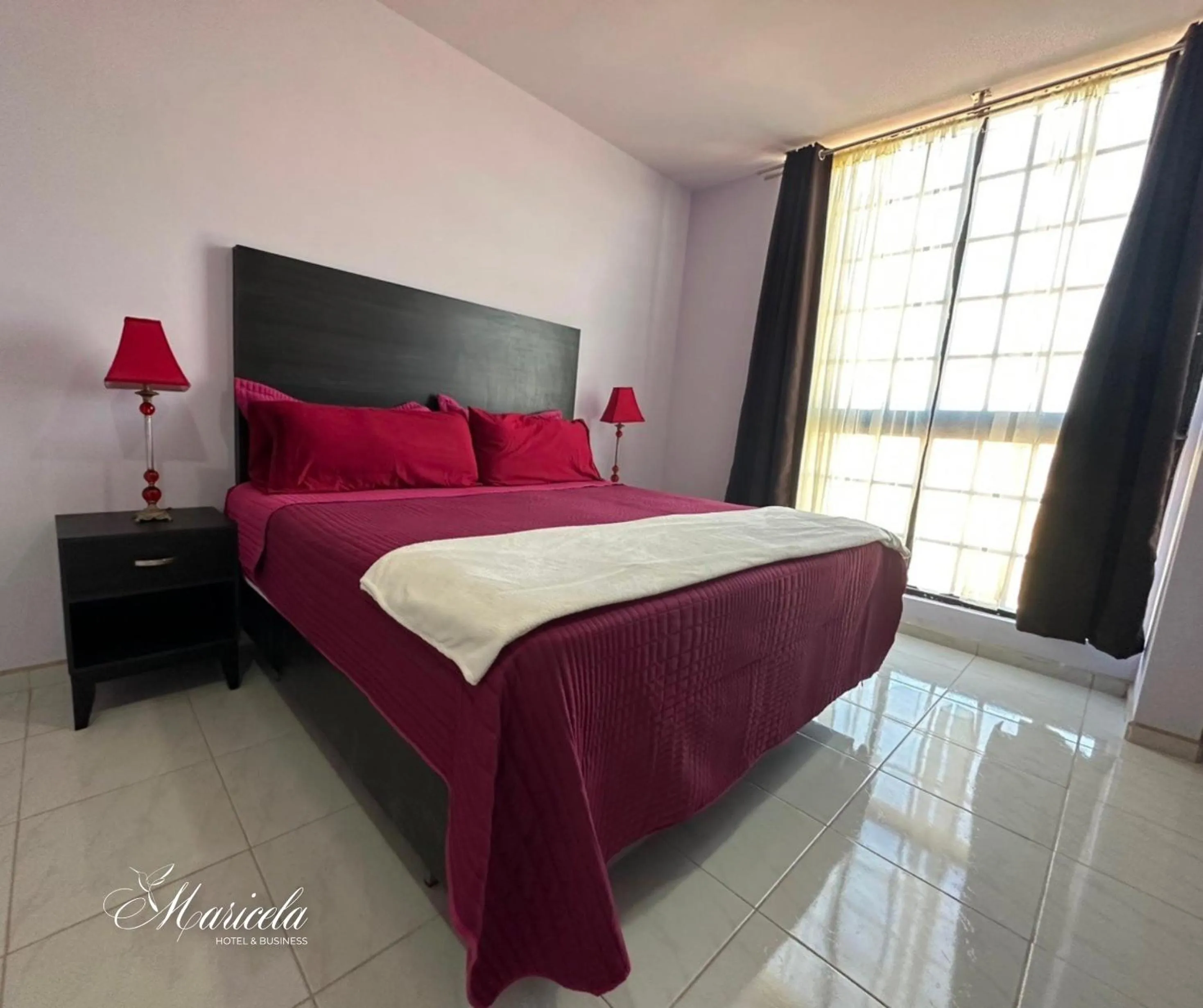 Bed in Hotel Maricela