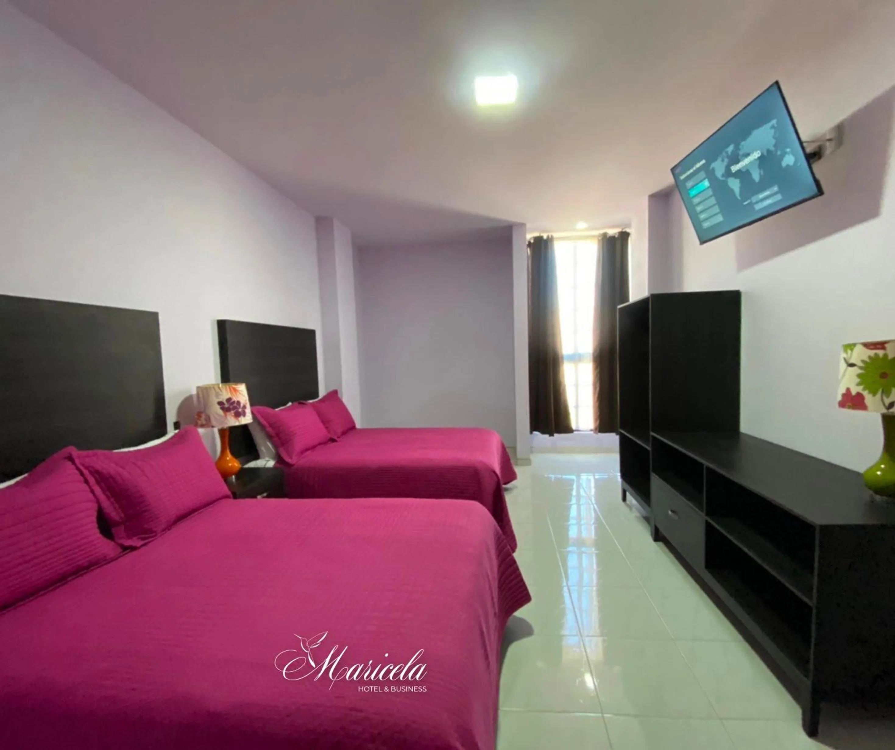 Bed in Hotel Maricela