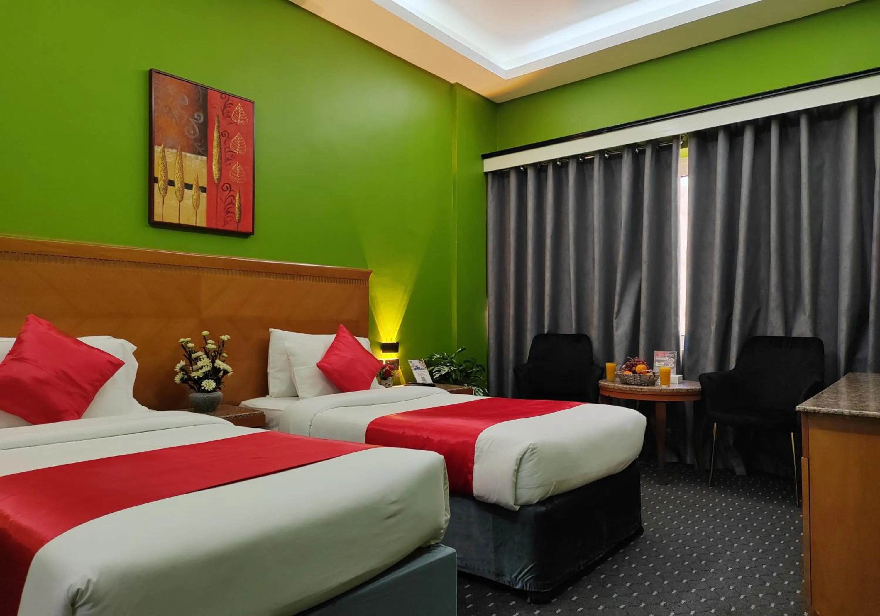 Bed in Le Paradise Palace Hotel Deira Dubai Al Rigga