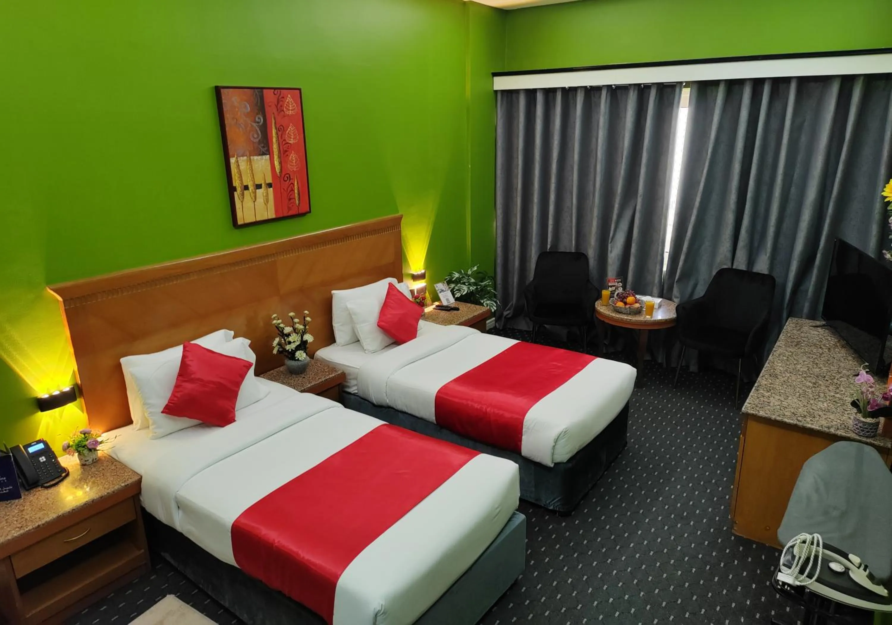 Bed in Le Paradise Palace Hotel Deira Dubai Al Rigga