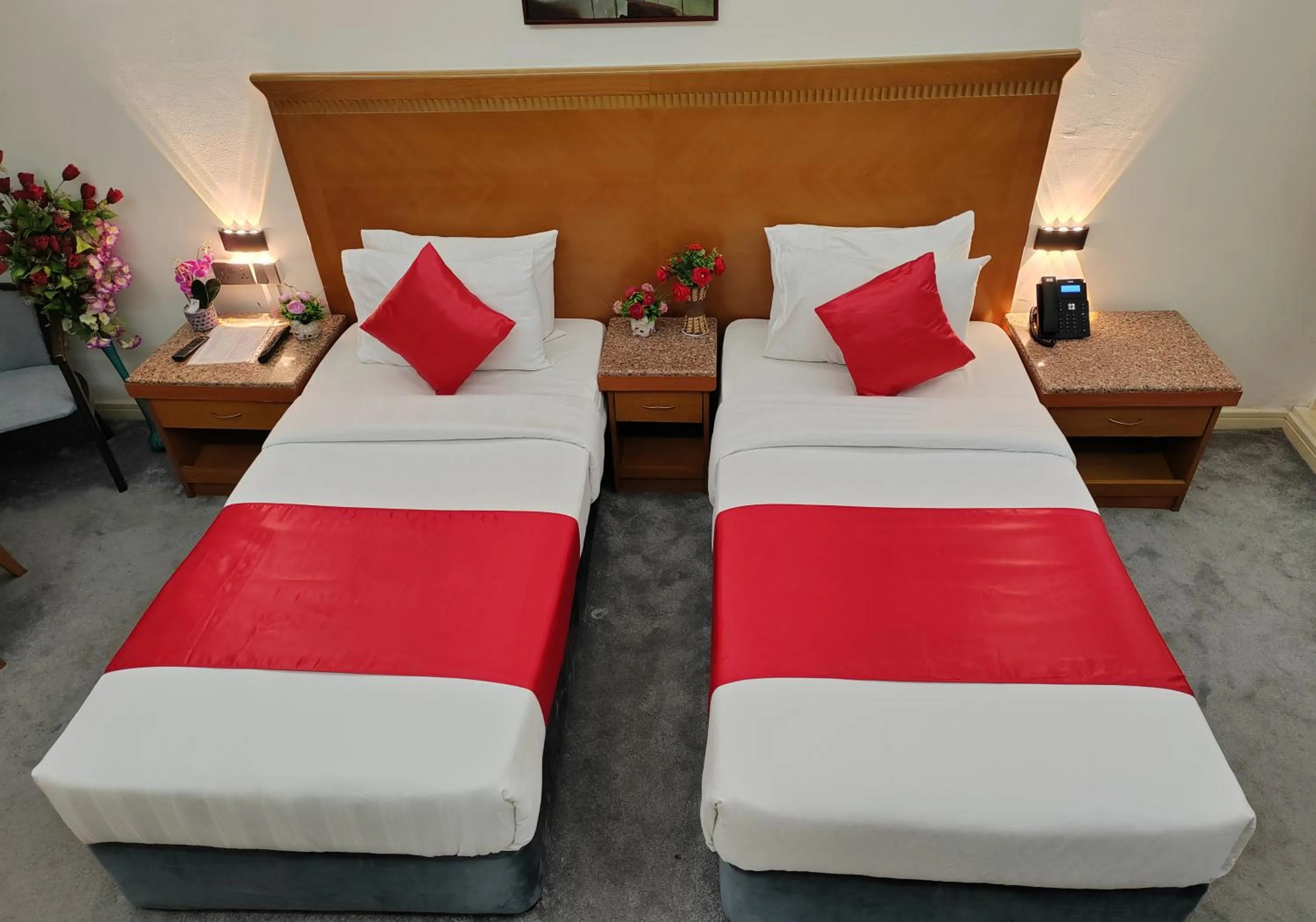 Bed in Le Paradise Palace Hotel Deira Dubai Al Rigga