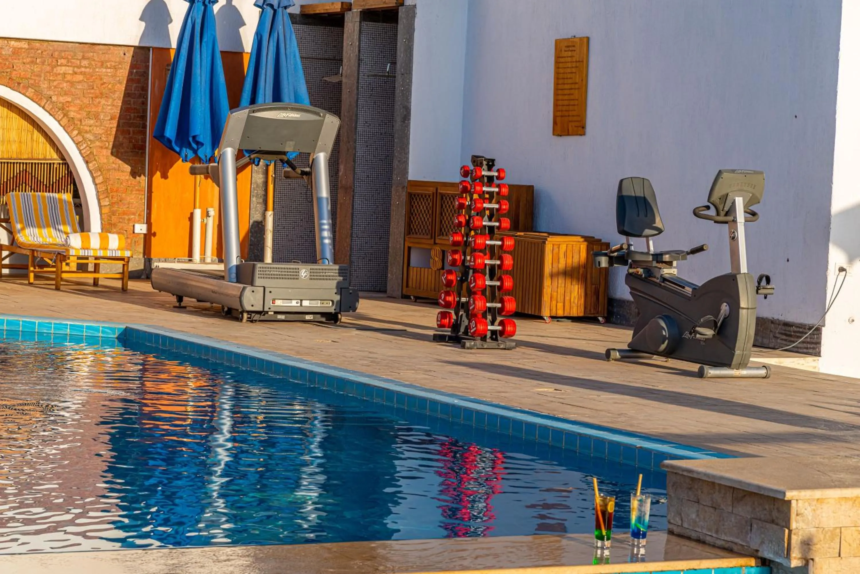 Swimming pool in Sonesta Nouba Hotel Aswan