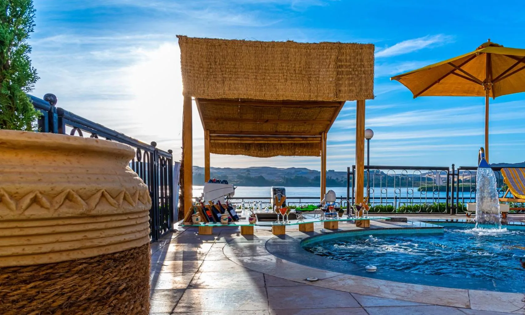 Swimming pool in Sonesta Nouba Hotel Aswan