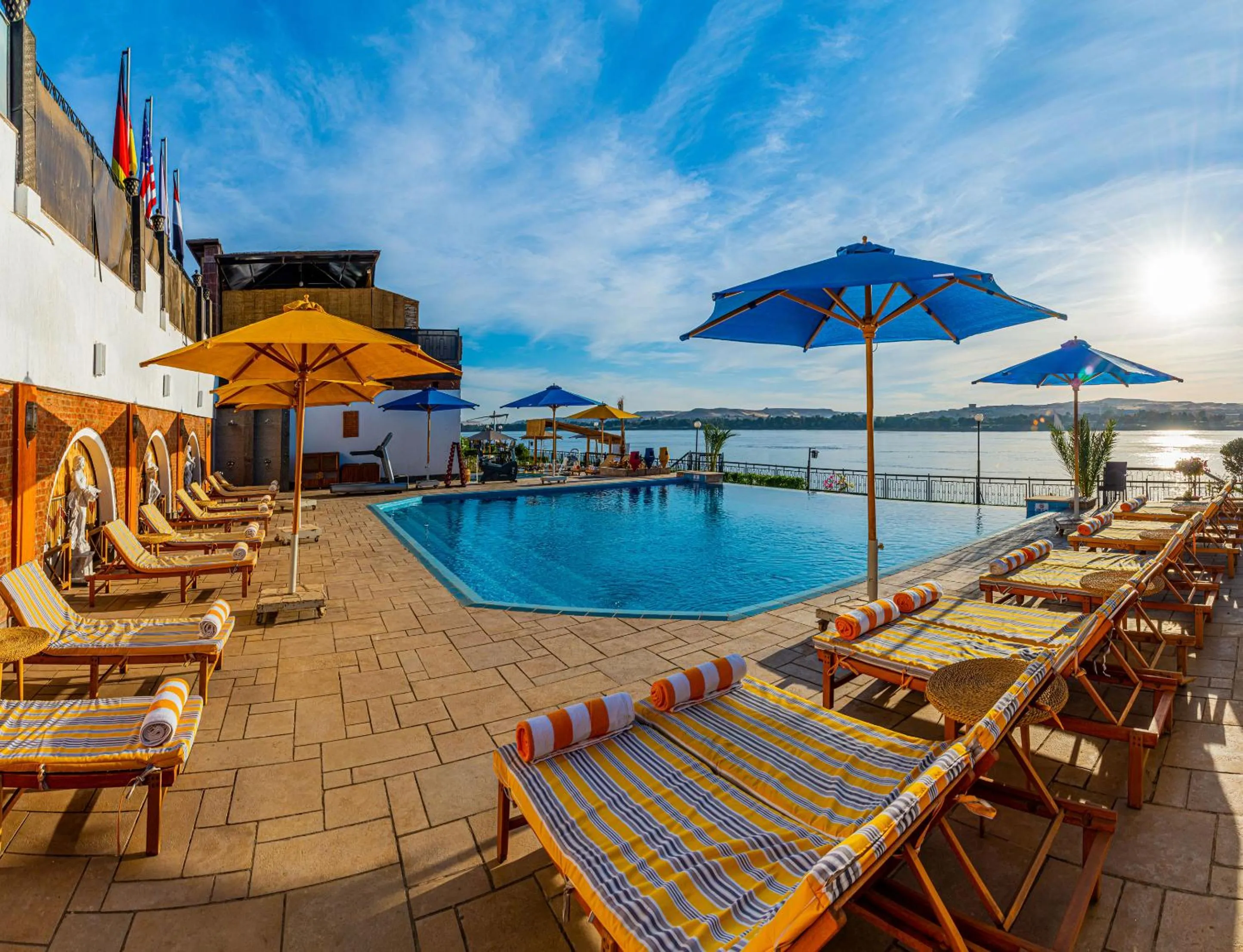 Swimming pool in Sonesta Nouba Hotel Aswan