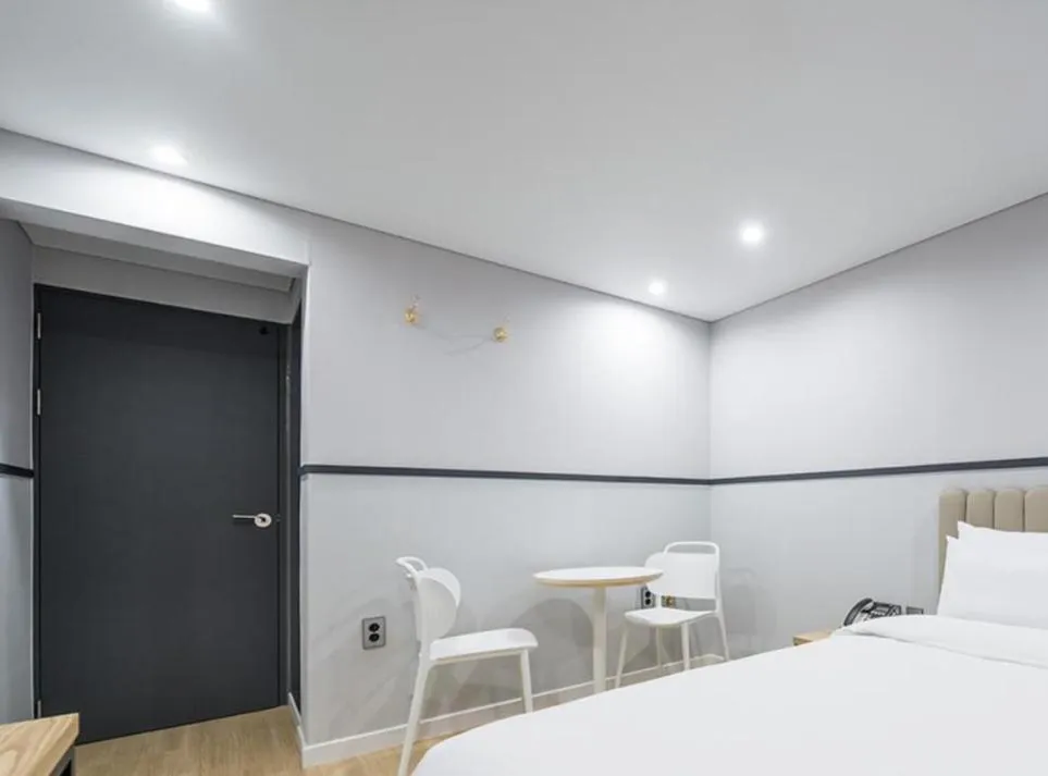 Bed in Number25 Hotel Namchuncheon