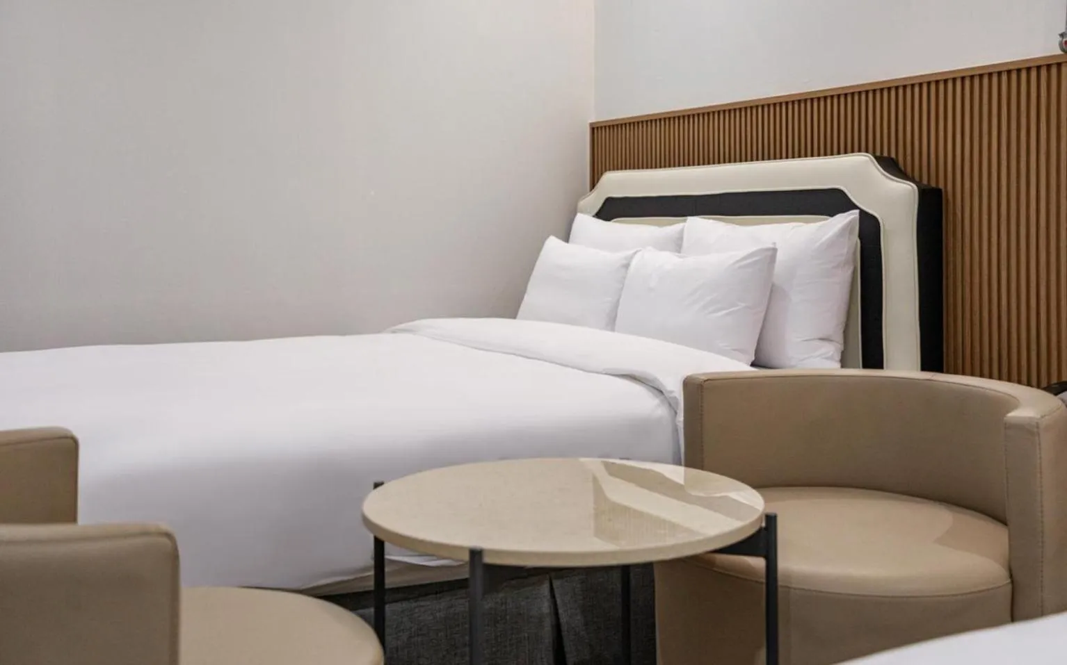 Bed in Number25 Hotel Namchuncheon