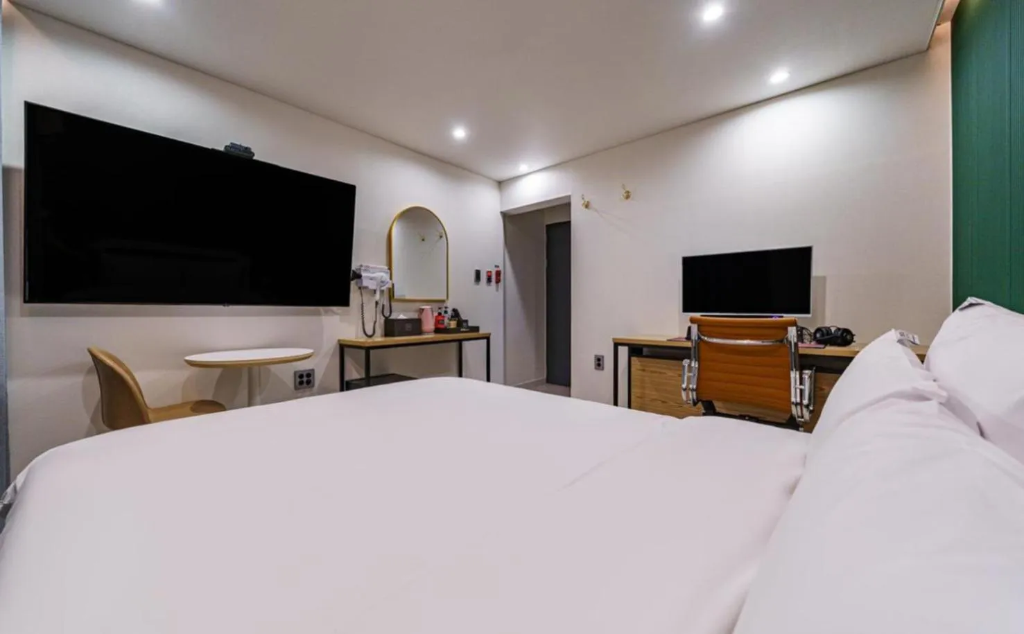 Bed in Number25 Hotel Namchuncheon