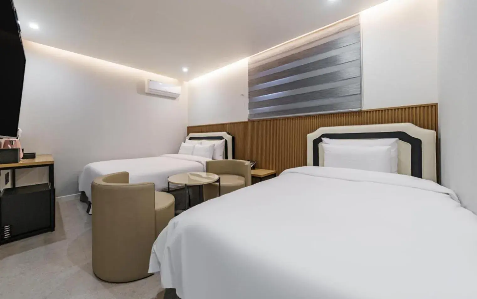 Bed in Number25 Hotel Namchuncheon Bed in Number25 Hotel Namchuncheon