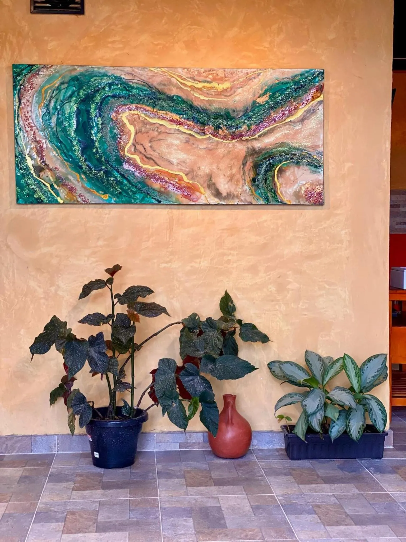 Decorative detail in Coffee House Minca