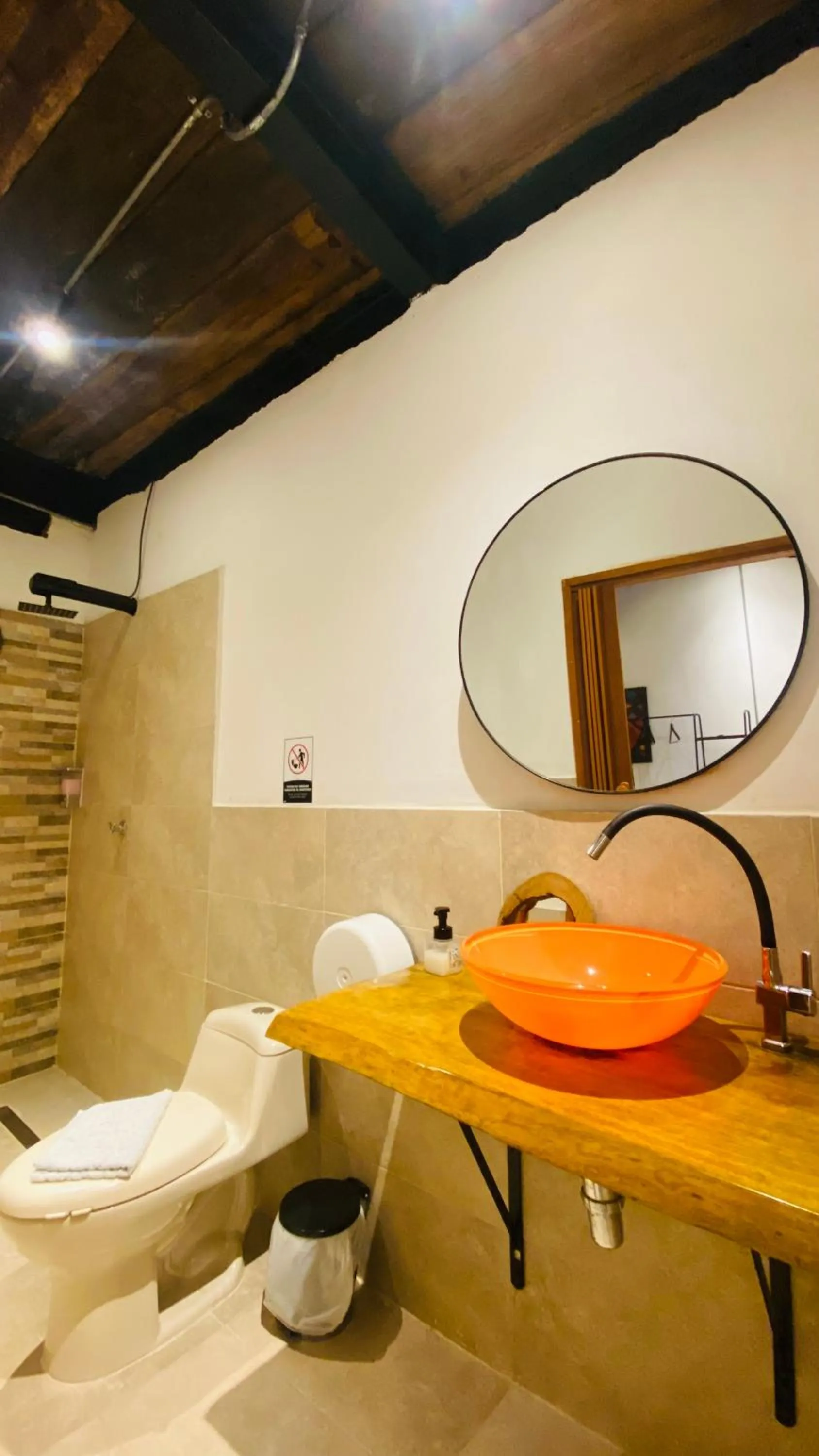 Toilet in Coffee House Minca