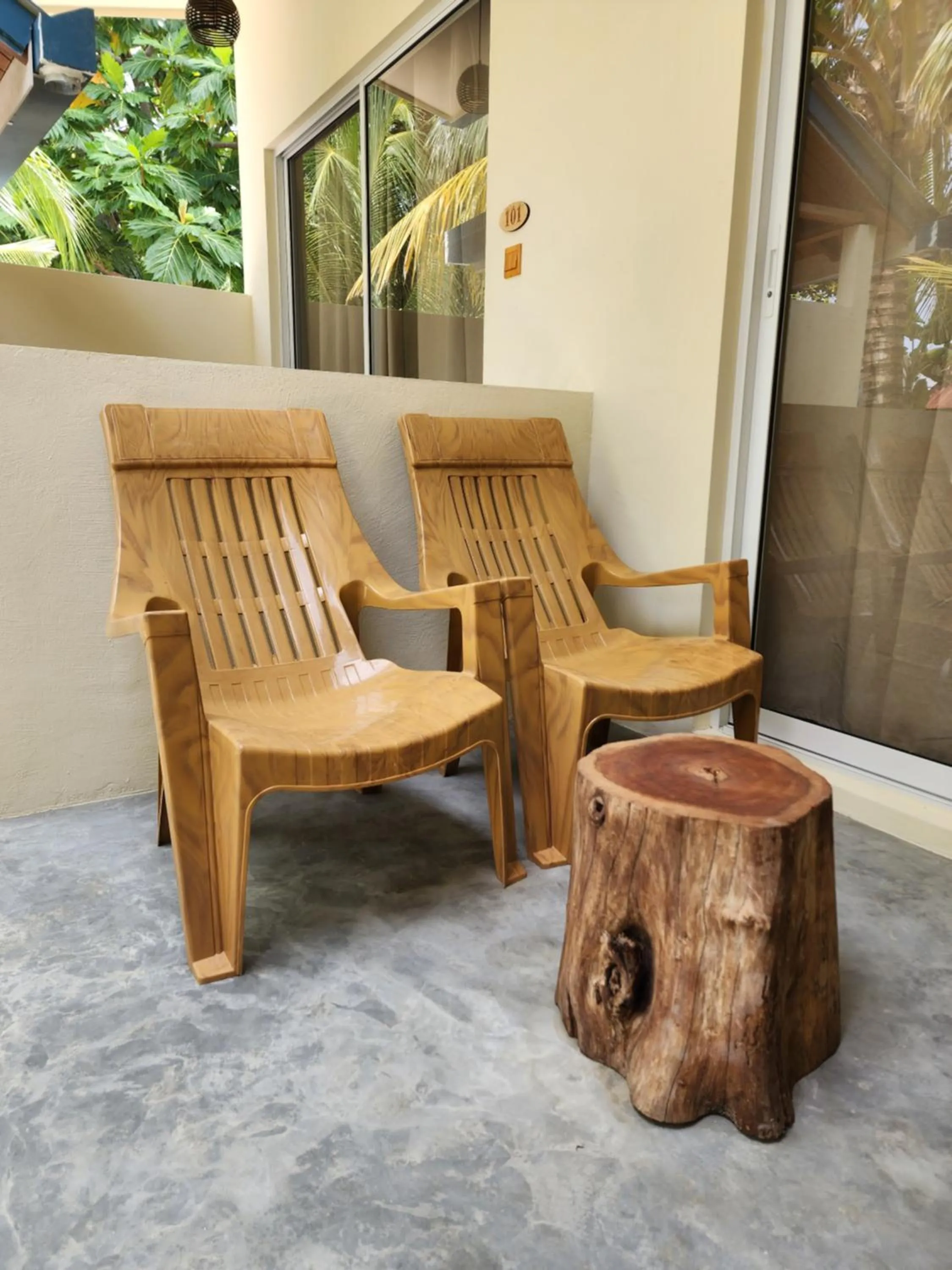 Balcony/Terrace in Dhigurah Dhonveli Boutique