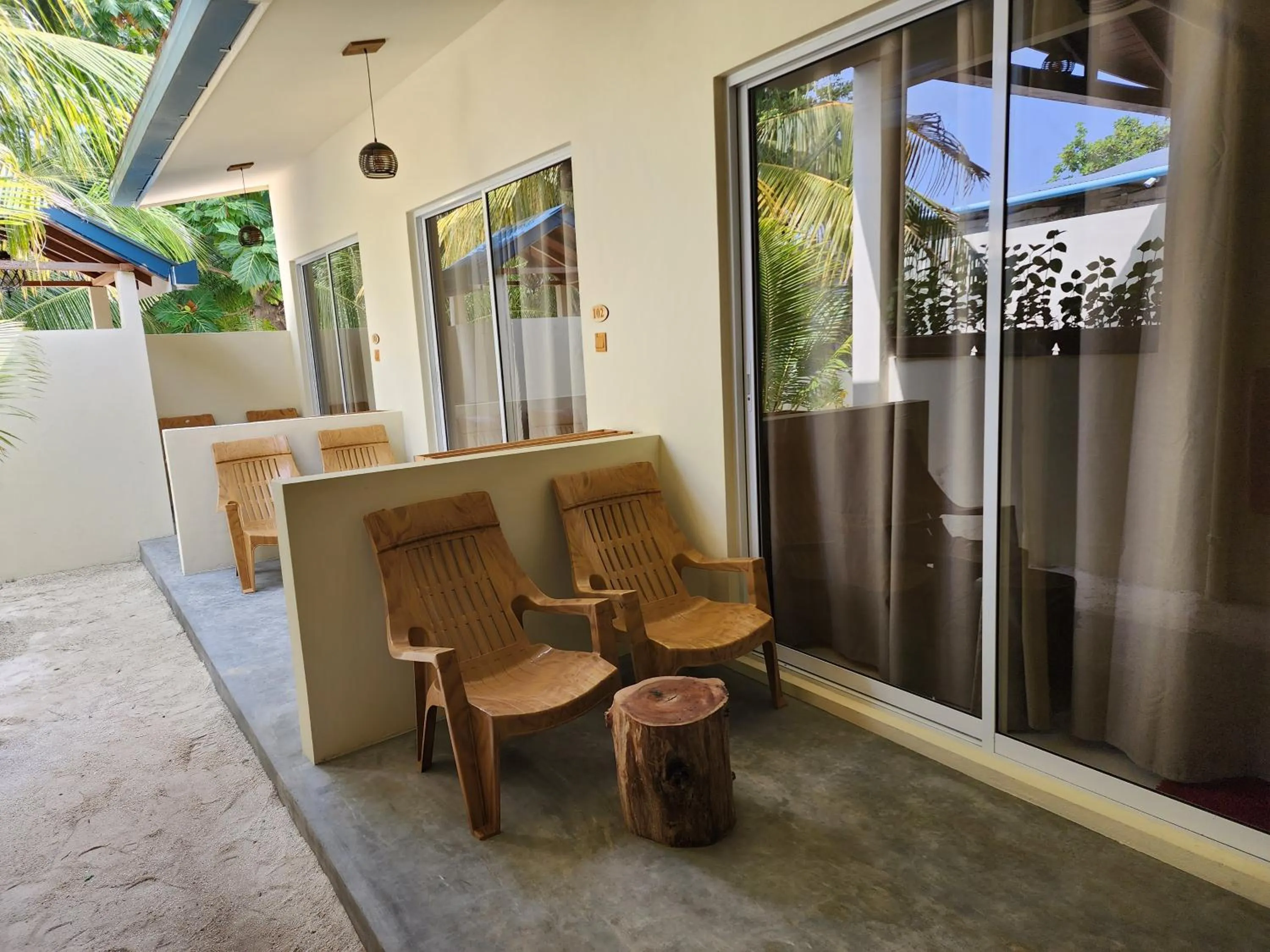 Balcony/Terrace in Dhigurah Dhonveli Boutique