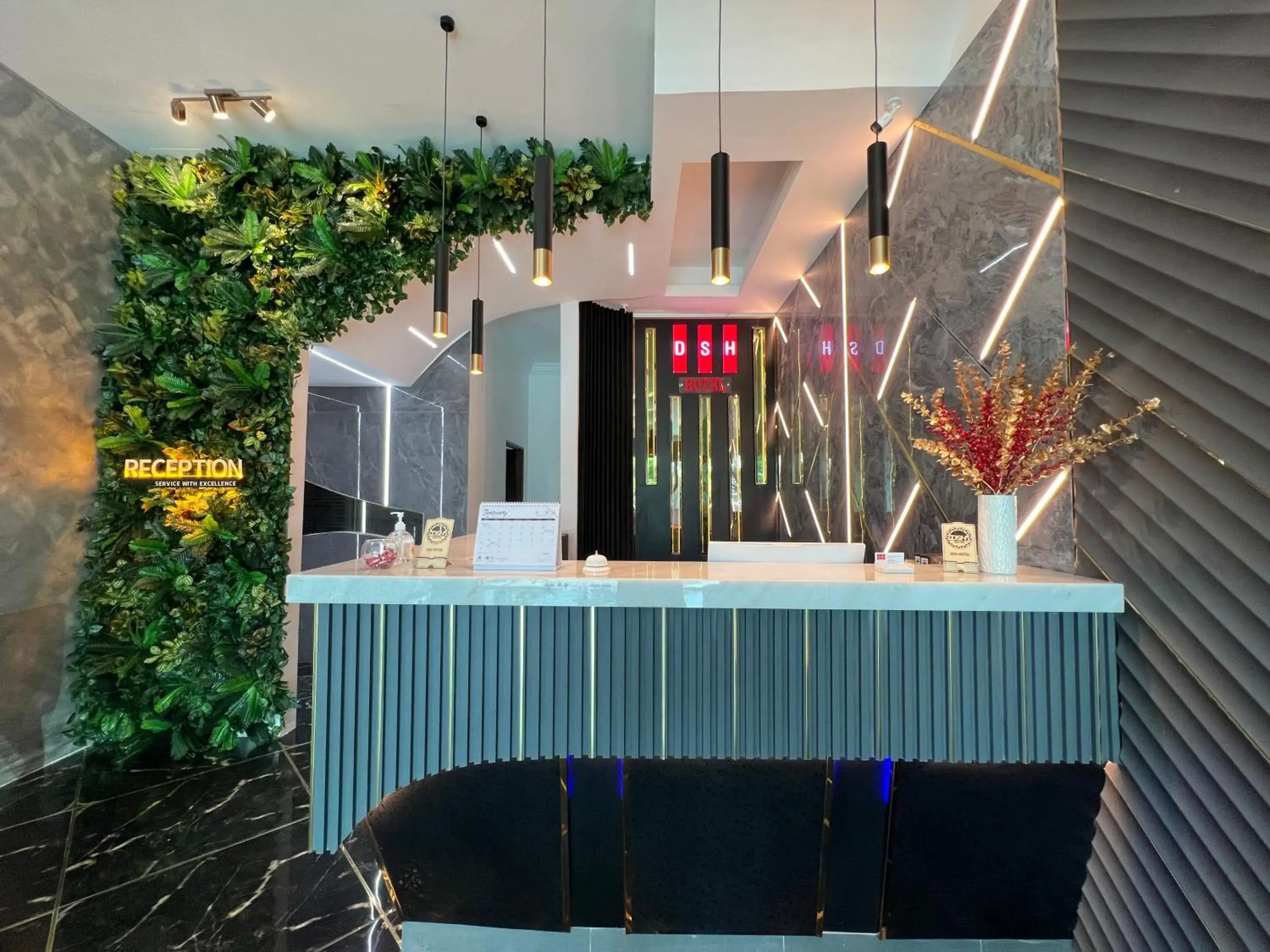 Lobby or reception in DSH Hotel Lobby or reception in DSH Hotel