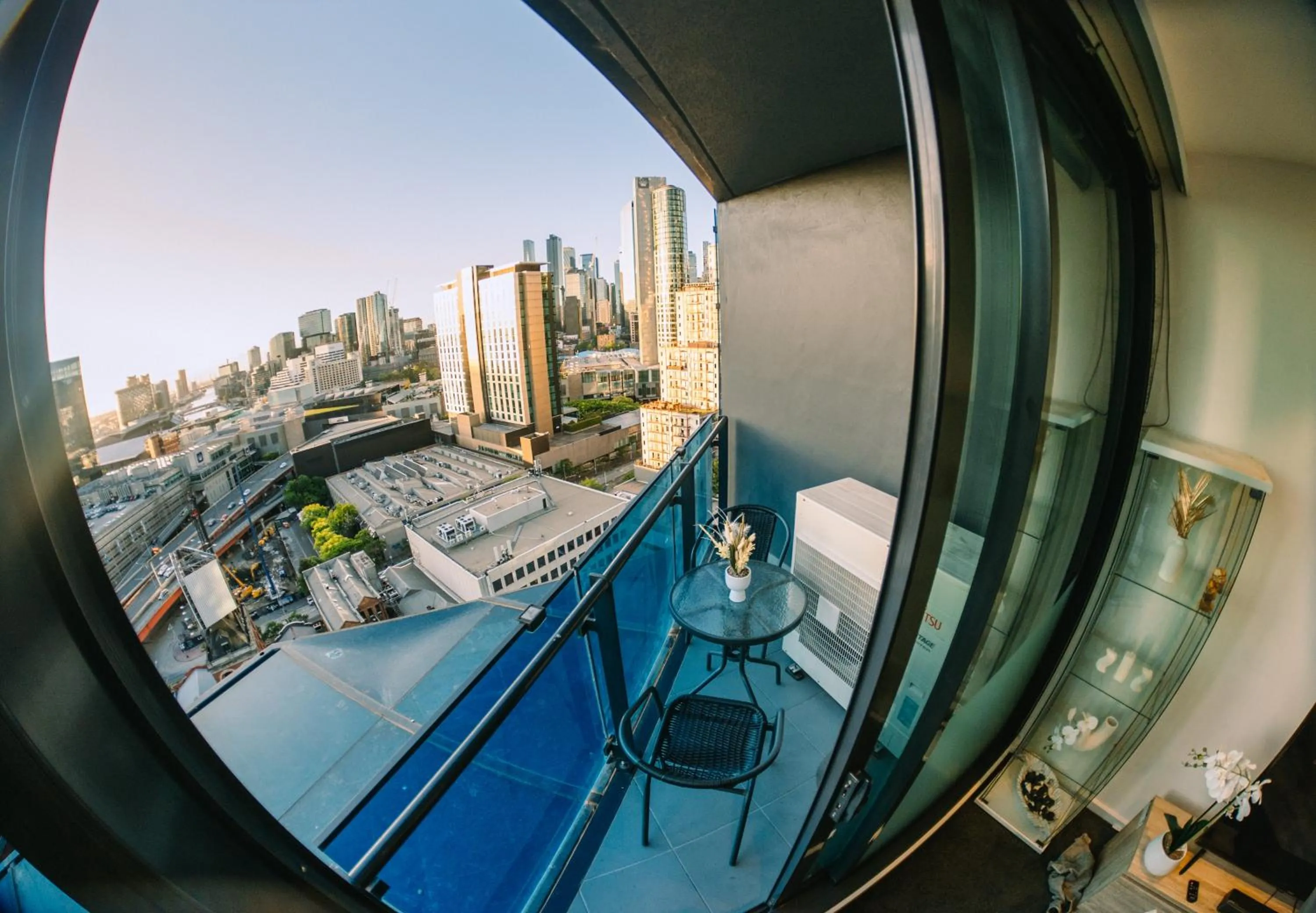 City view in Southbank Serenity 2BR, Parking, and Wi-Fi