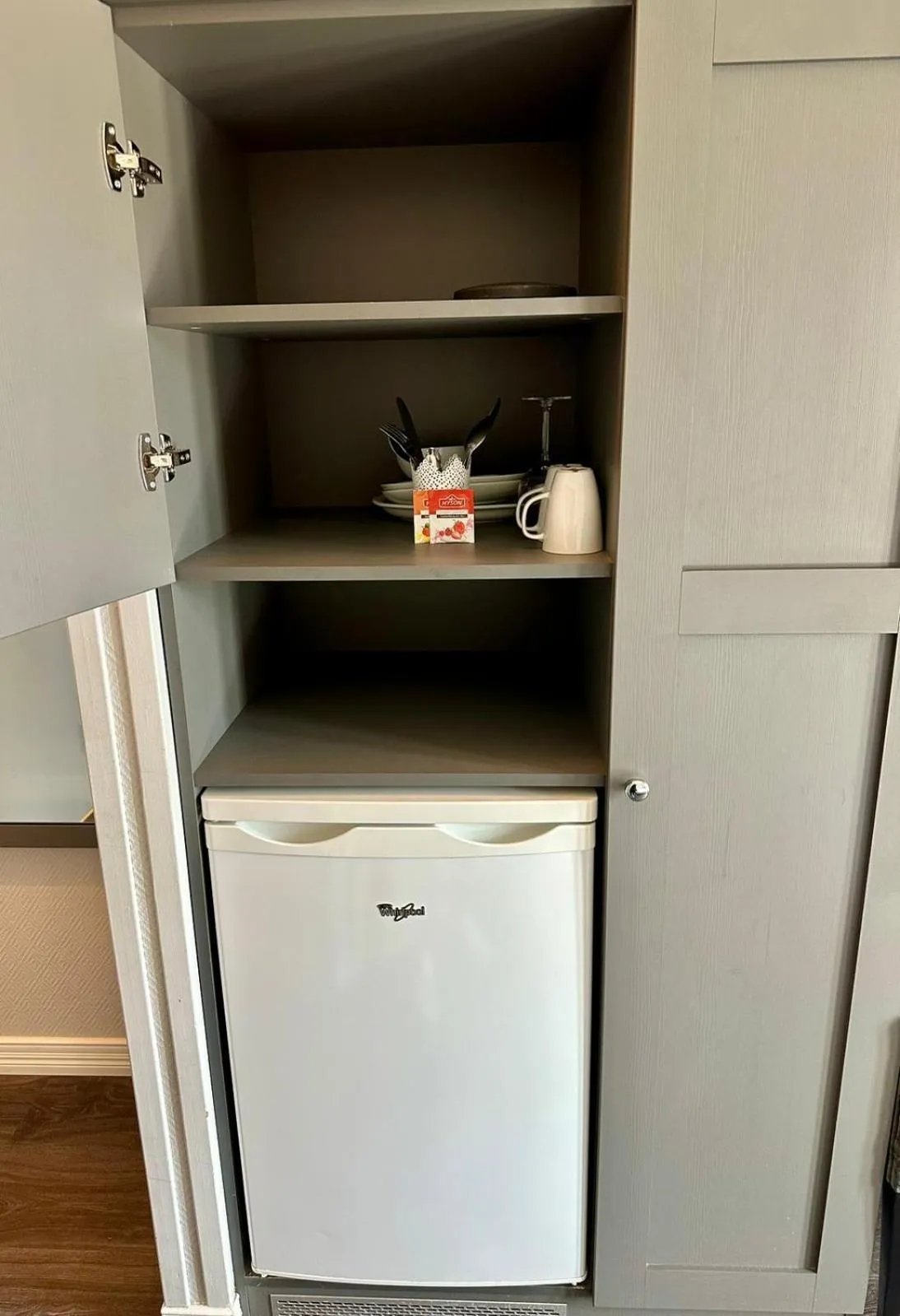 Kitchen or kitchenette in Oslo Airport Budget Apartments