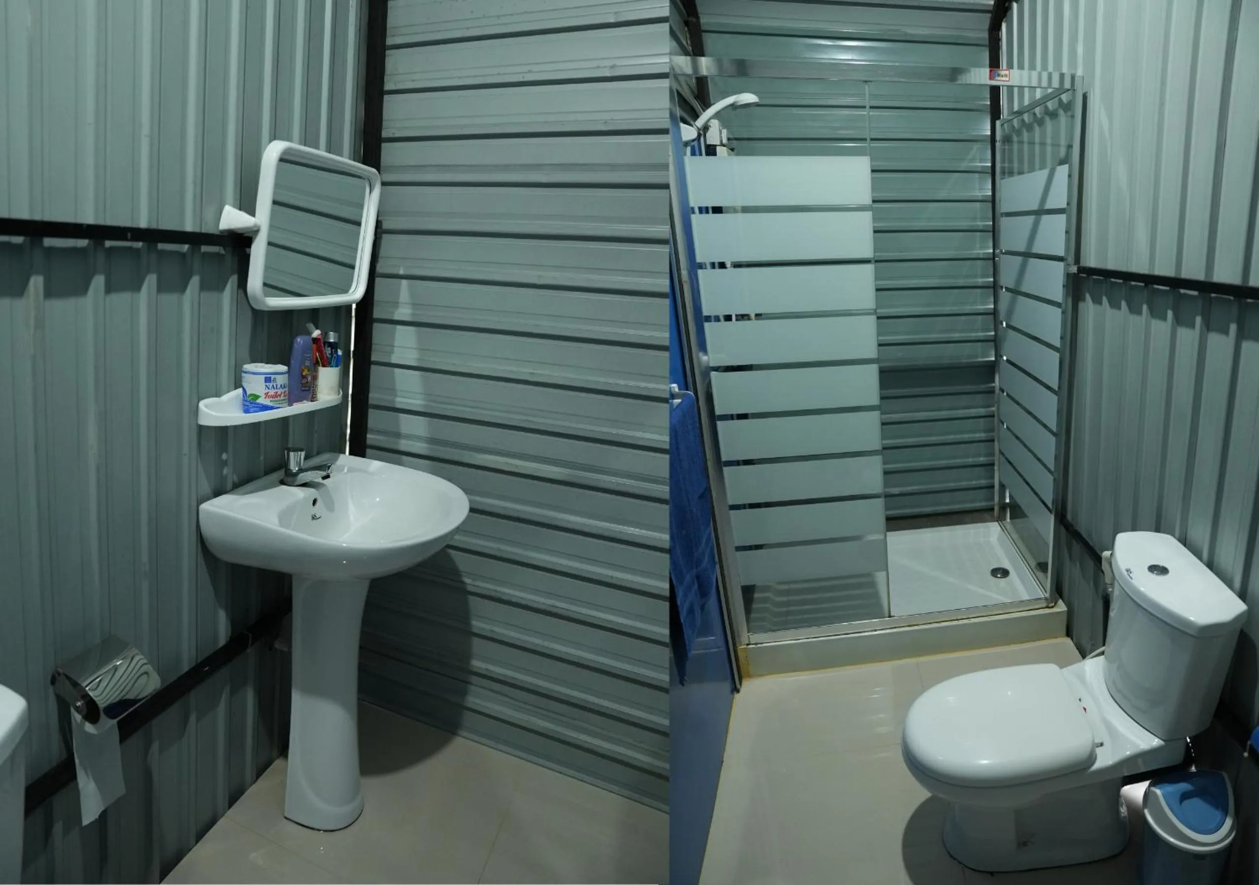 Bathroom in A4 Hostel Colombo INTL Airport Lounge - By A4 Transit Hub-Free Shuttle Pick Up & Drop 24HRS