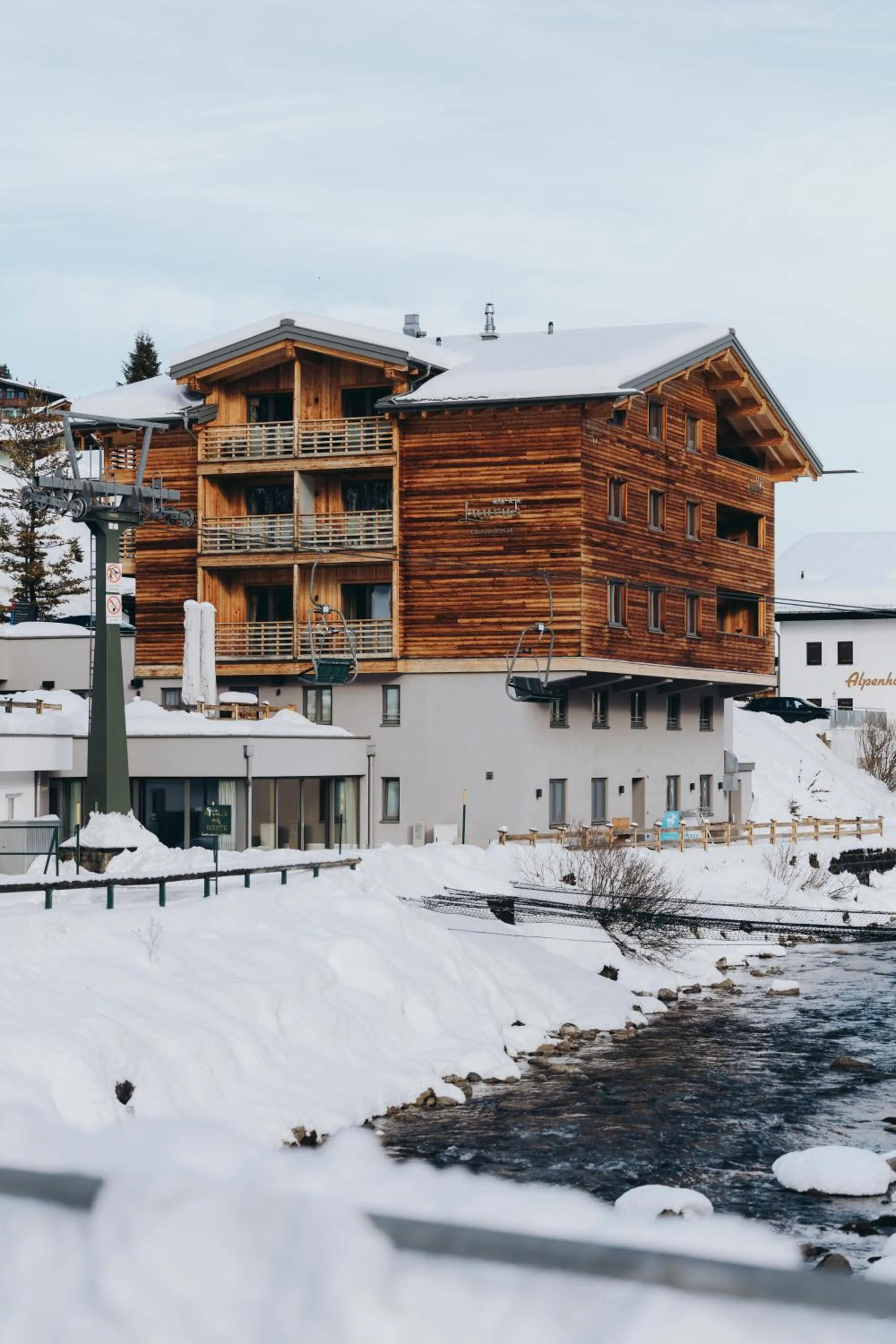 Property building in Apart-Hotel Laurus Lech