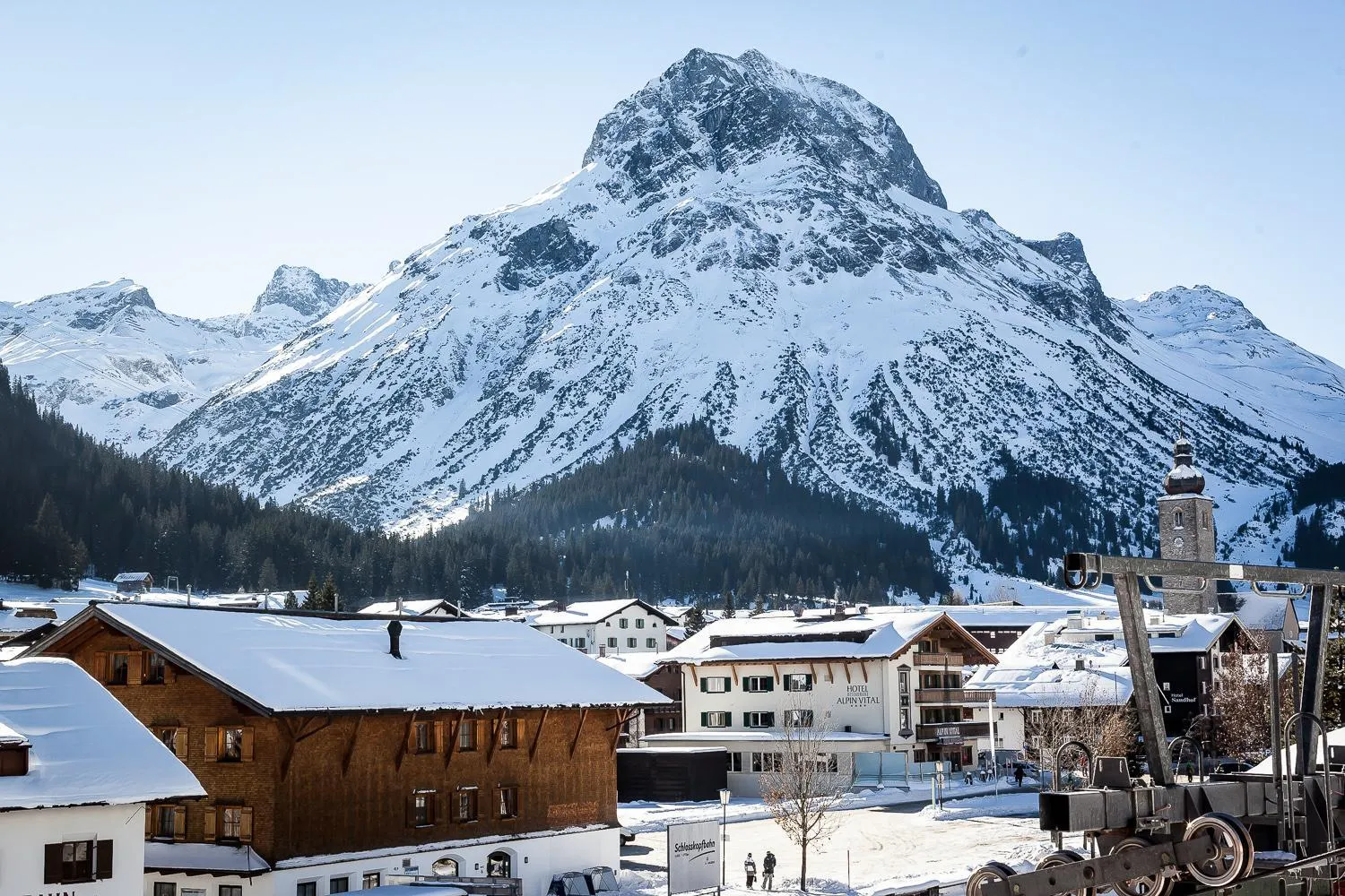 Natural landscape in Apart-Hotel Laurus Lech