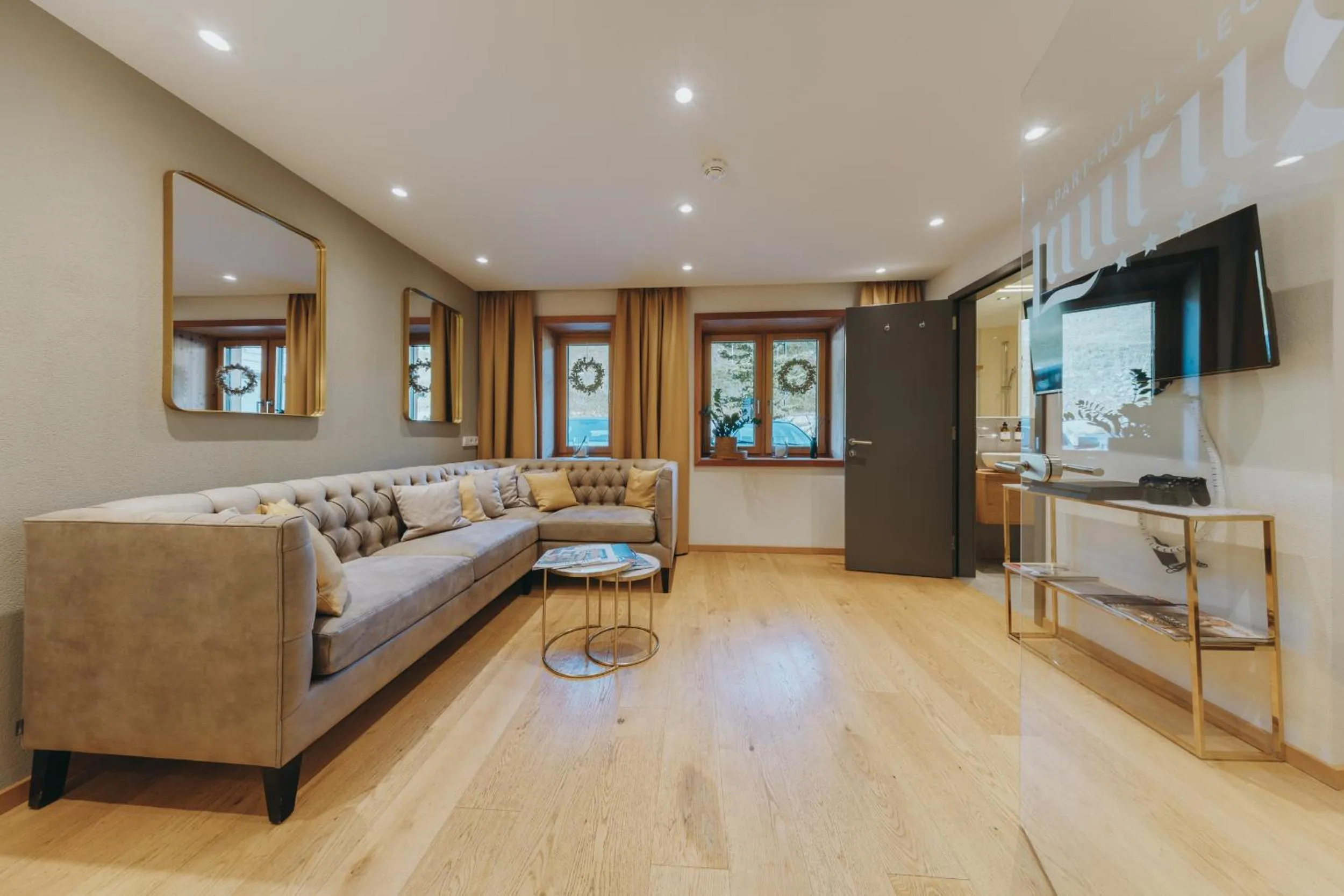 Lobby or reception in Apart-Hotel Laurus Lech