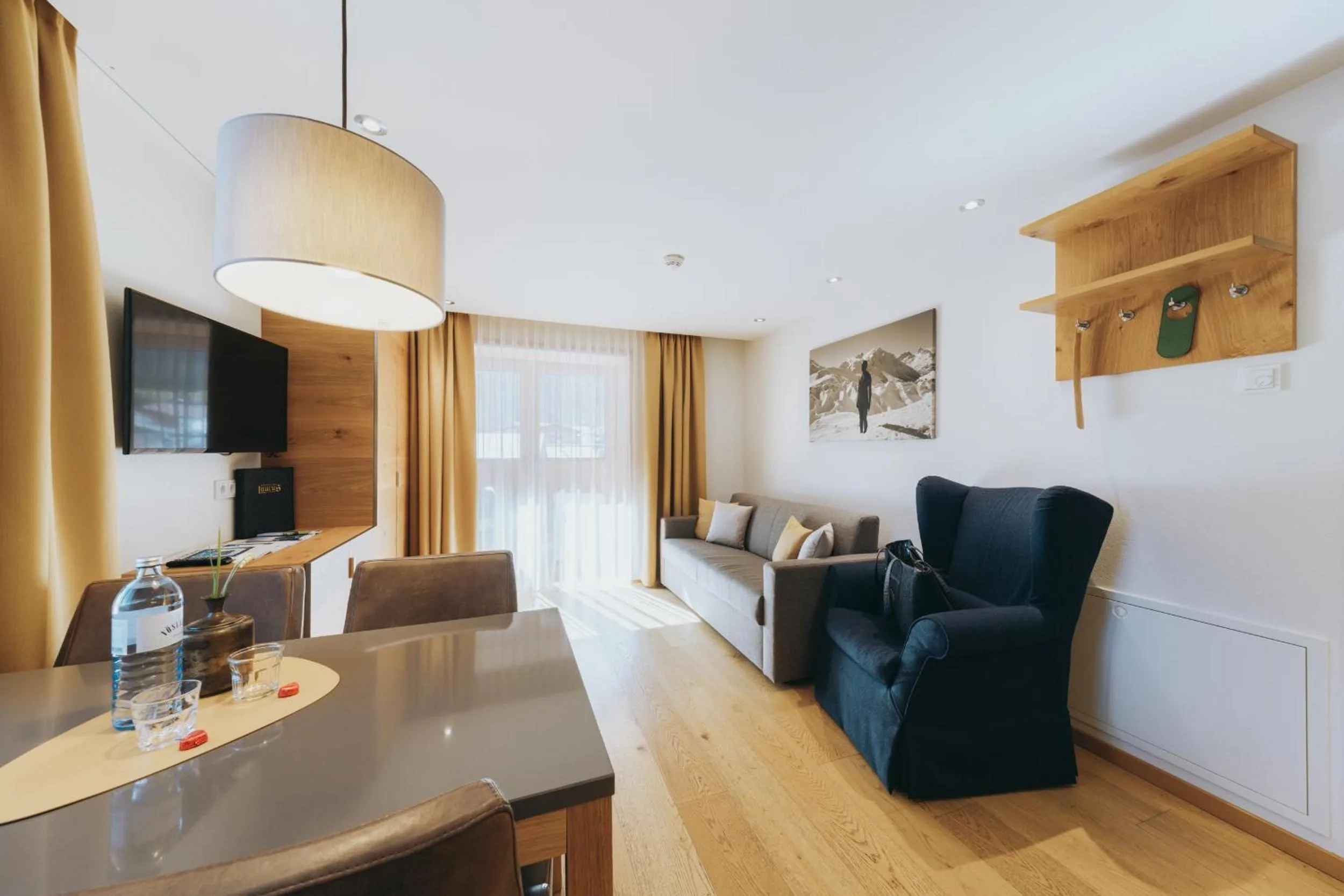 Living room in Apart-Hotel Laurus Lech