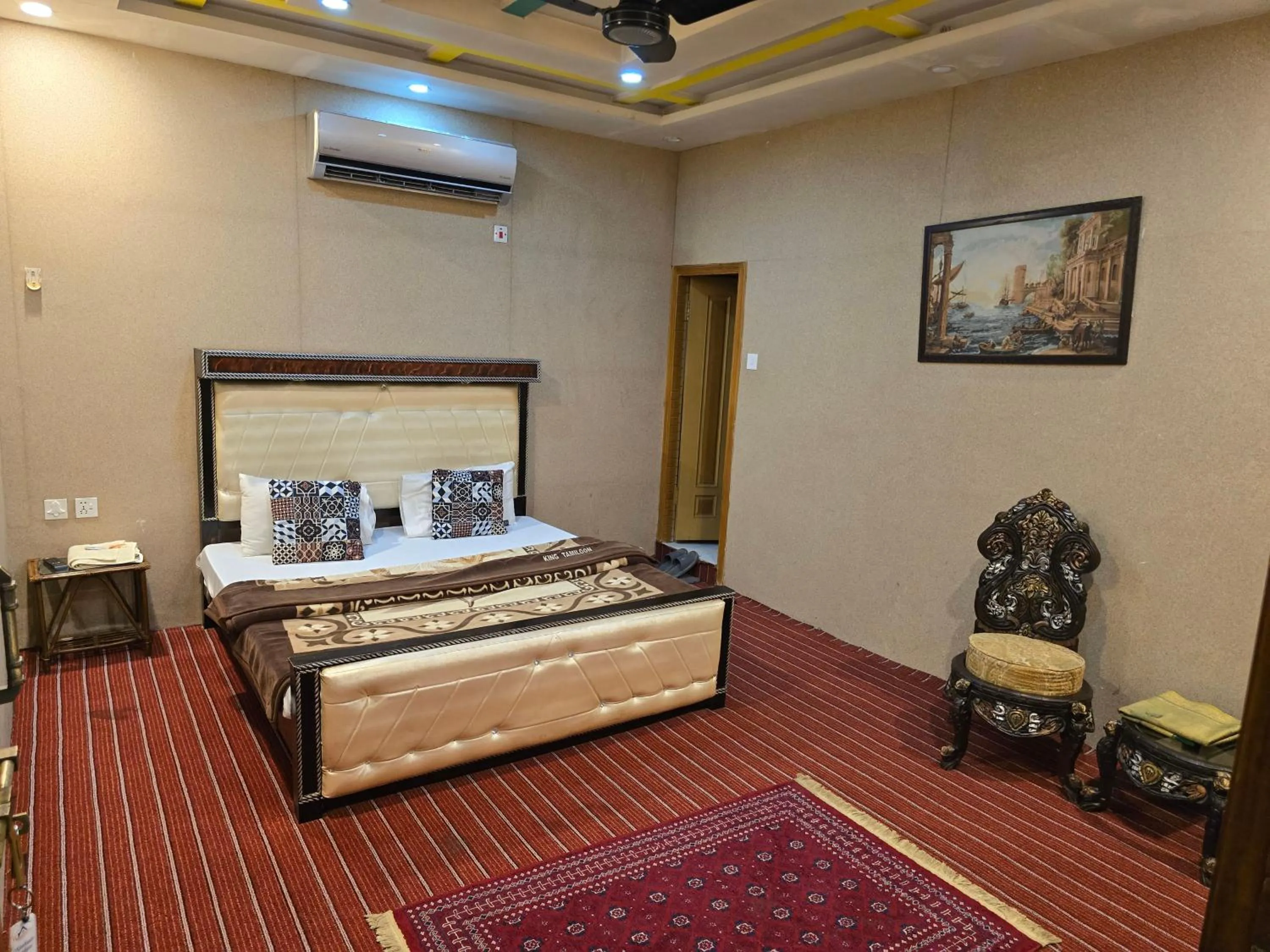 Bed in Kashmir lodge