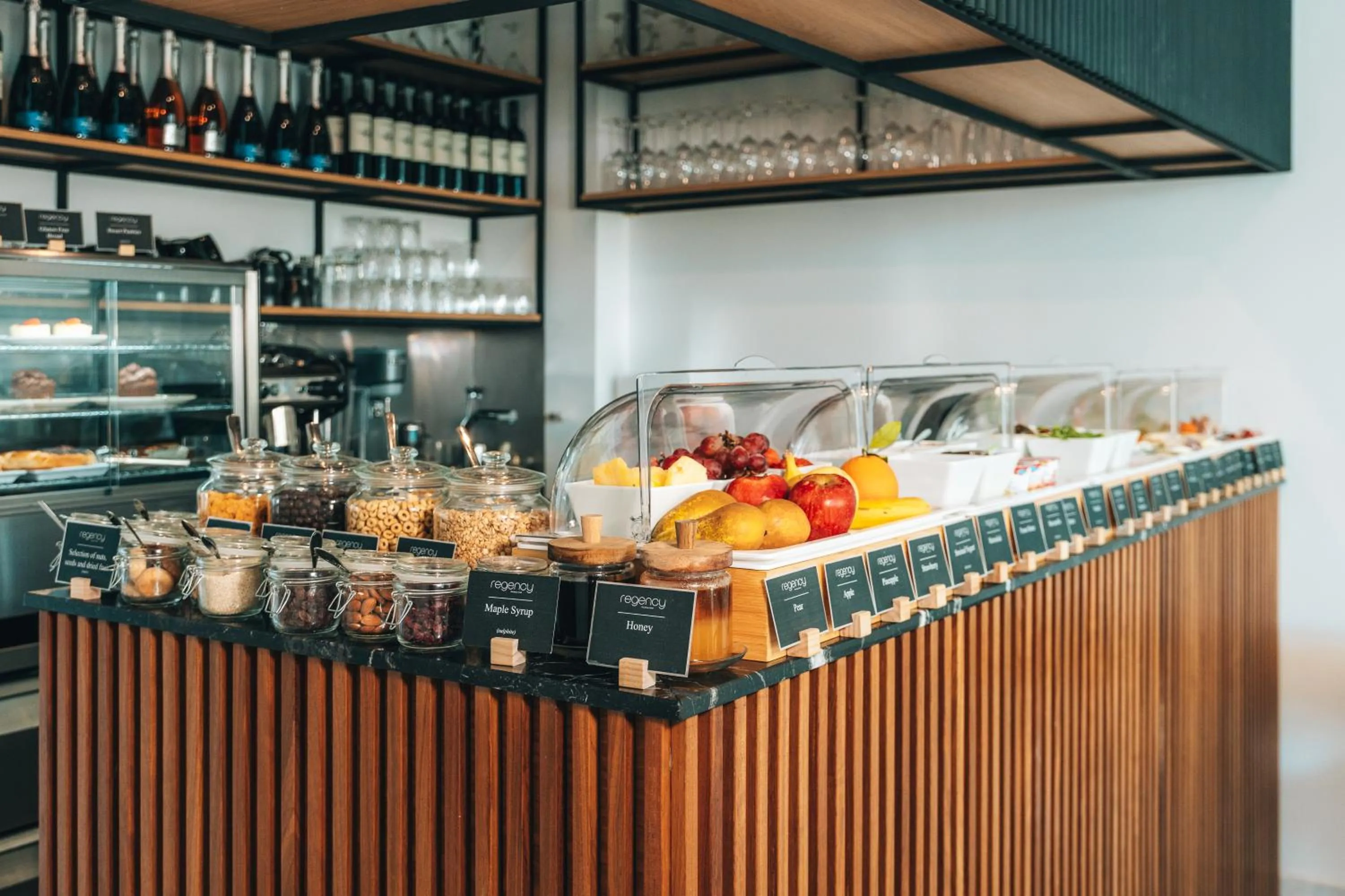 Buffet breakfast in Regency Boutique Hotel Holiday Suites