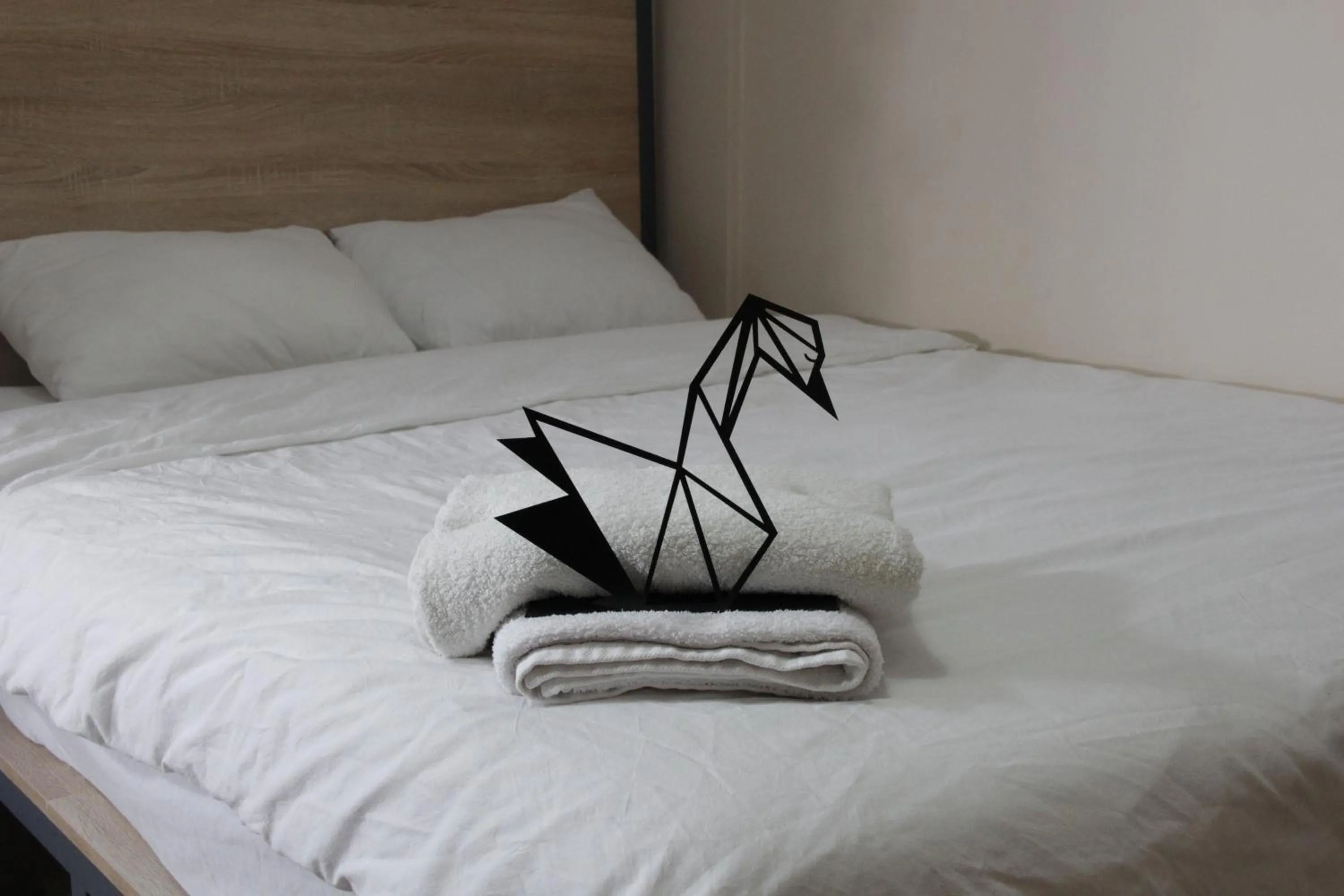Bed in Solo Suites Hotel