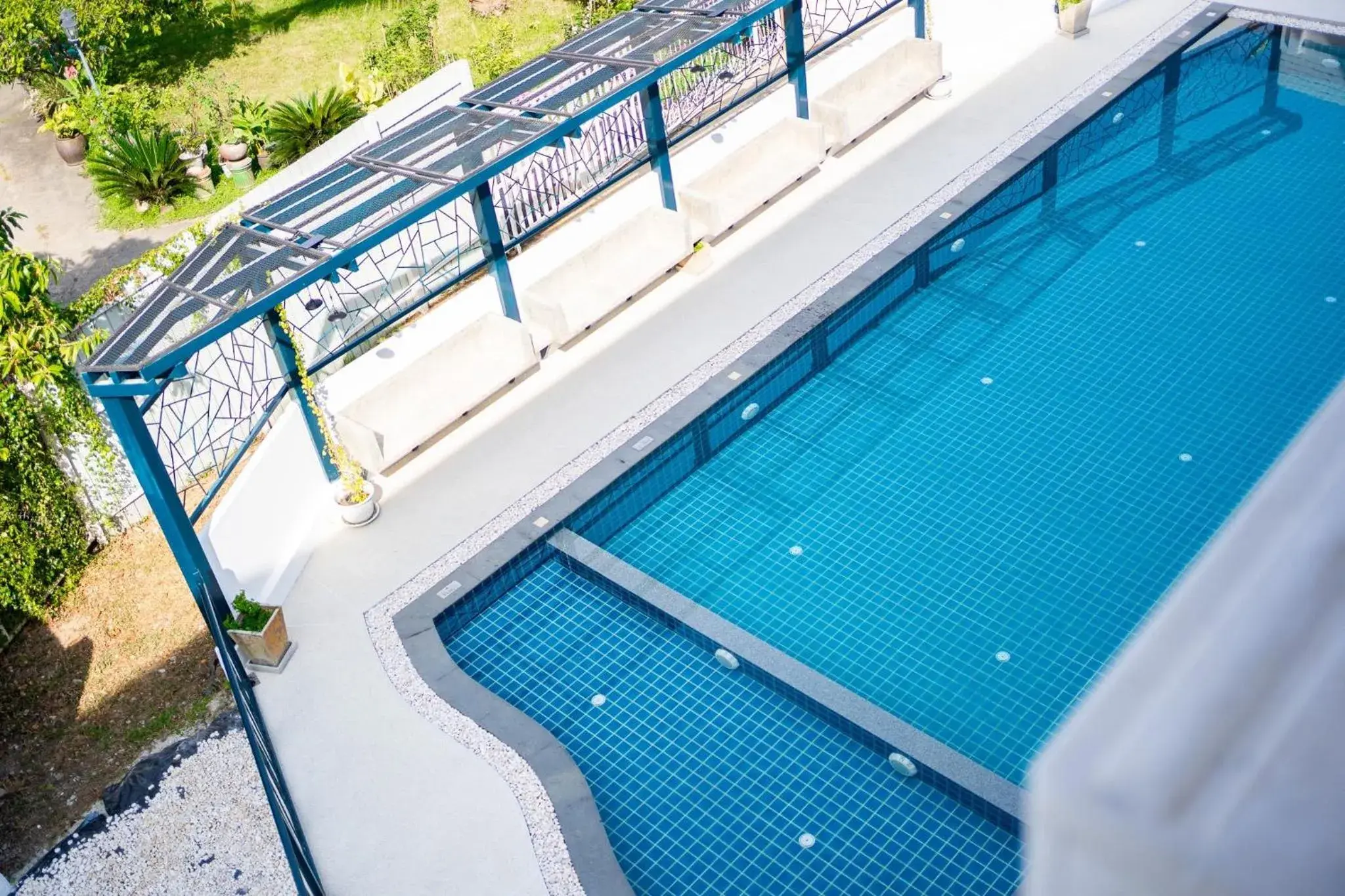Pool view in Singharaj Boutique Hotel Pool view in Singharaj Boutique Hotel