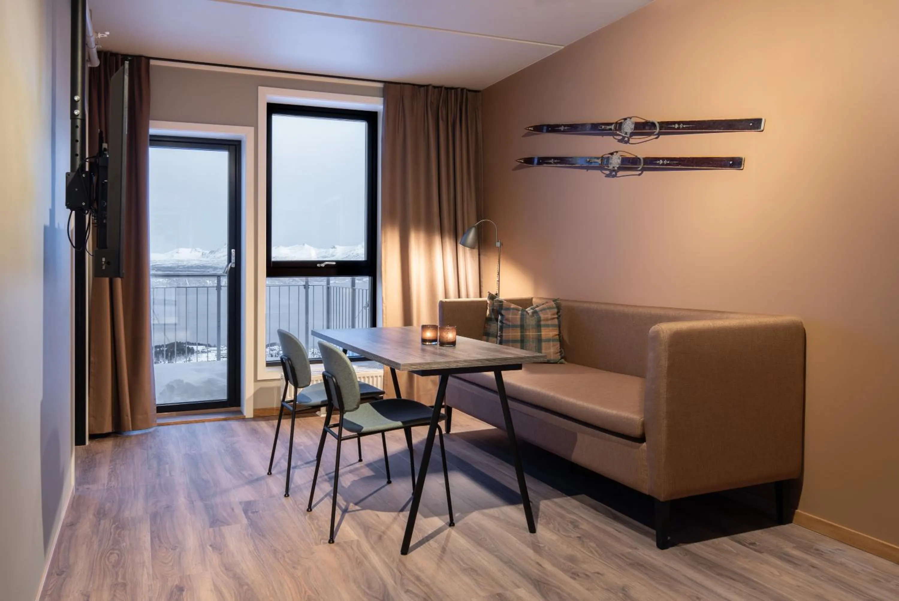 Dining area in Basecamp Narvik